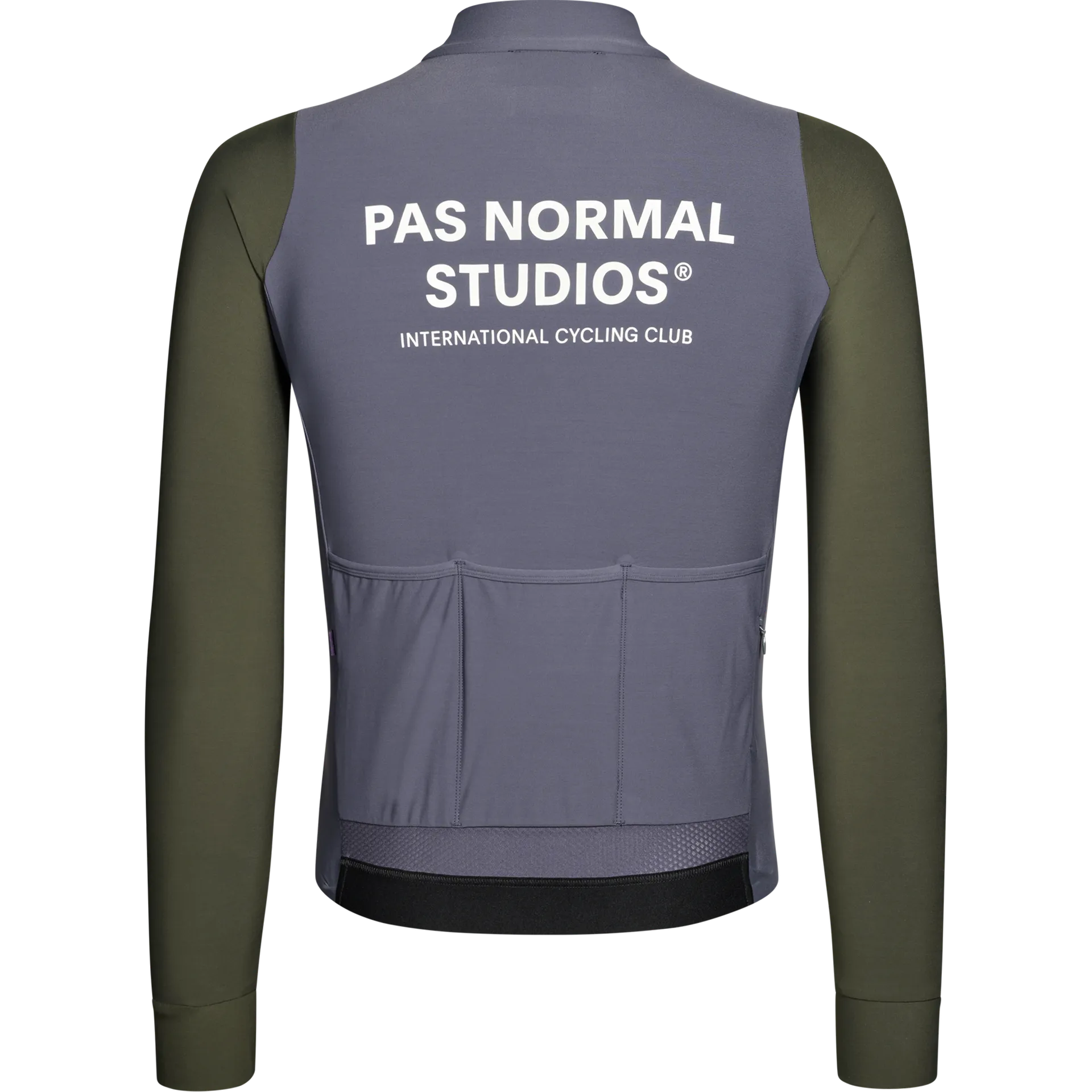 PAS NORMAL STUDIOS Mechanism Long Sleeve Jersey - Steel/Dark Olive - Image 2