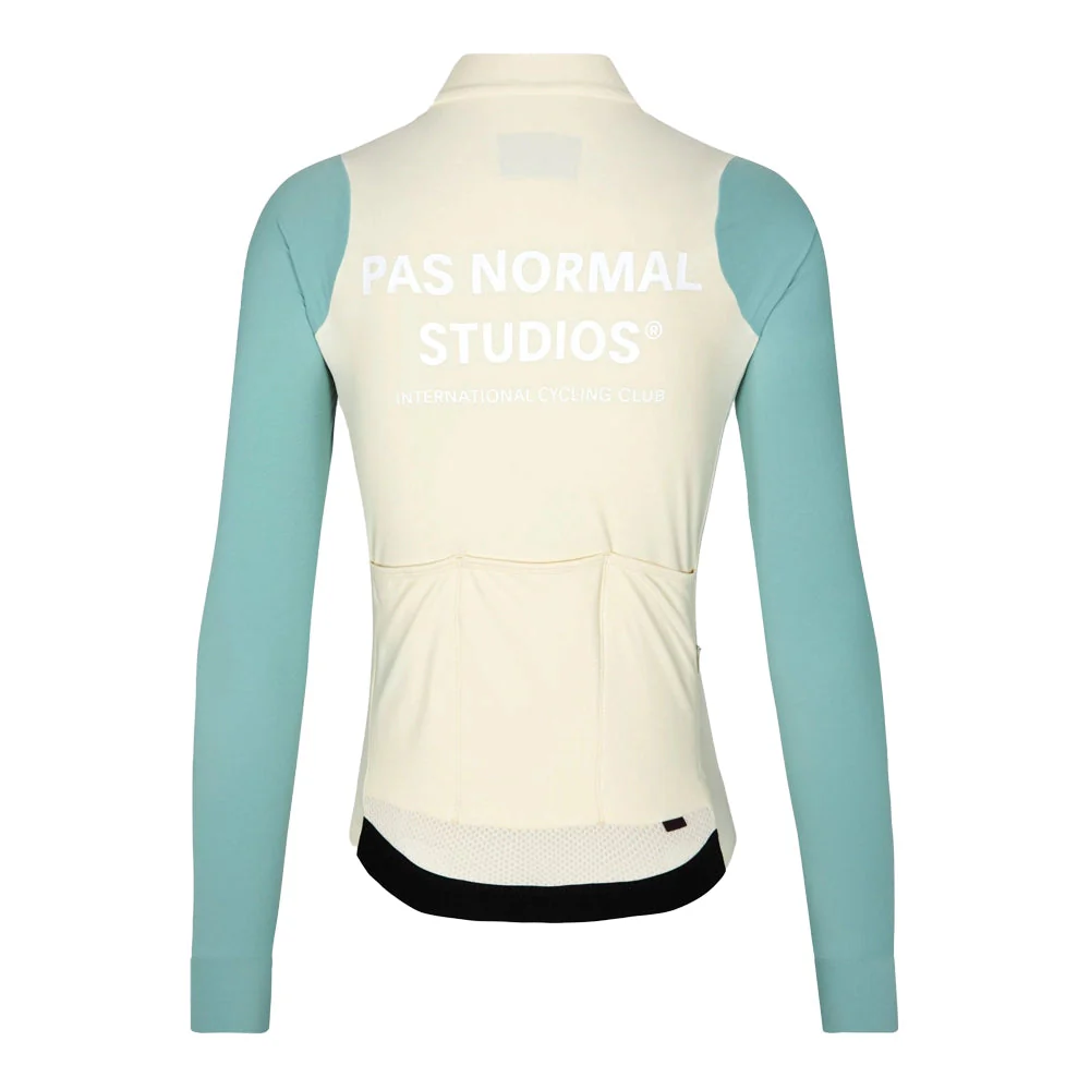 PAS NORMAL STUDIOS Mechanism Long Sleeve Women Jersey - Off White/Light Teal - Image 2