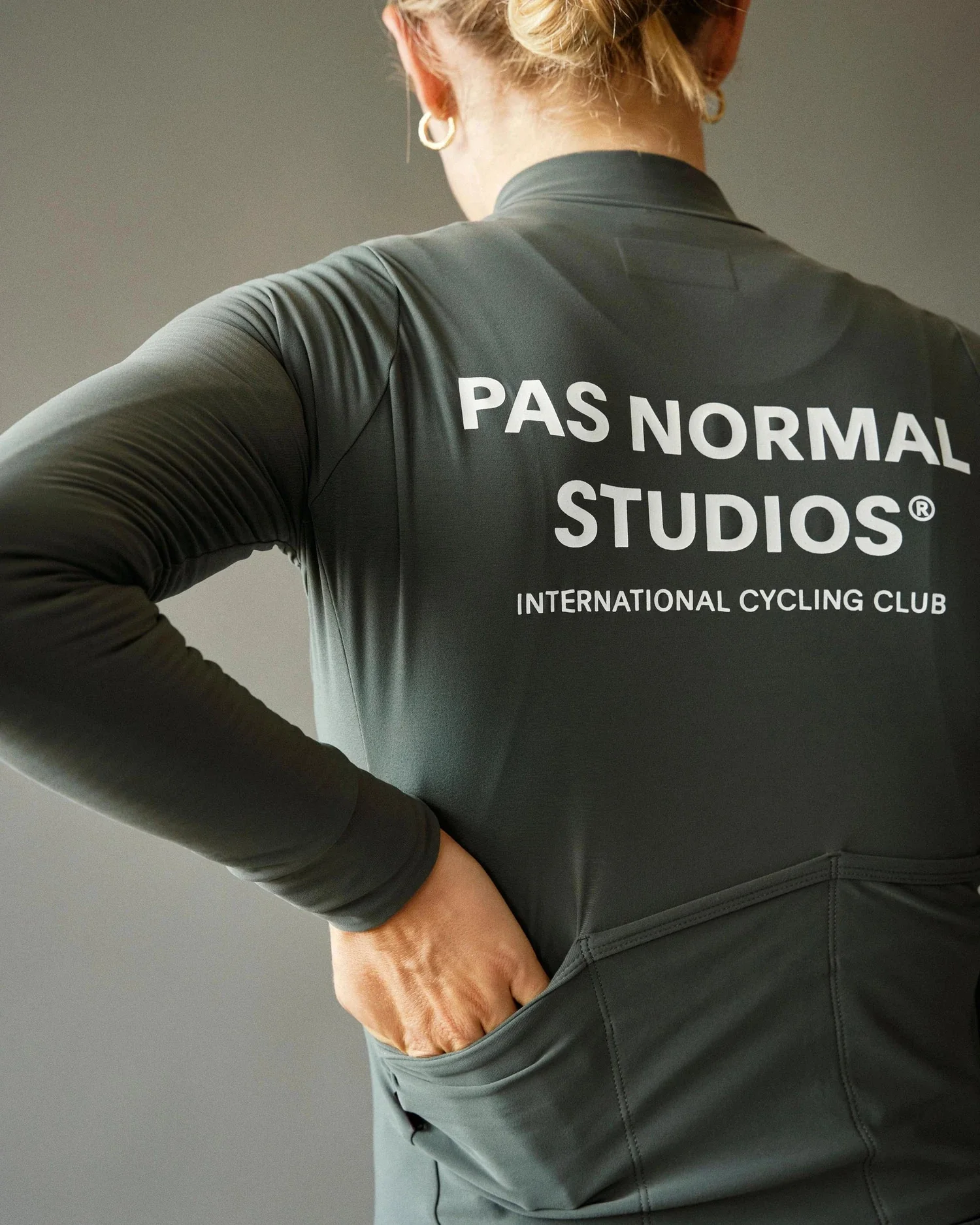PAS NORMAL STUDIOS Mechanism Long Sleeve Women Jersey - Dark Moss - Image 6