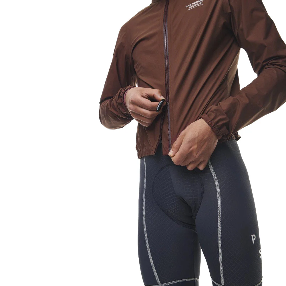 PAS NORMAL STUDIOS Mechanism Pertex Rain Jacket - Dark Brown - Image 4