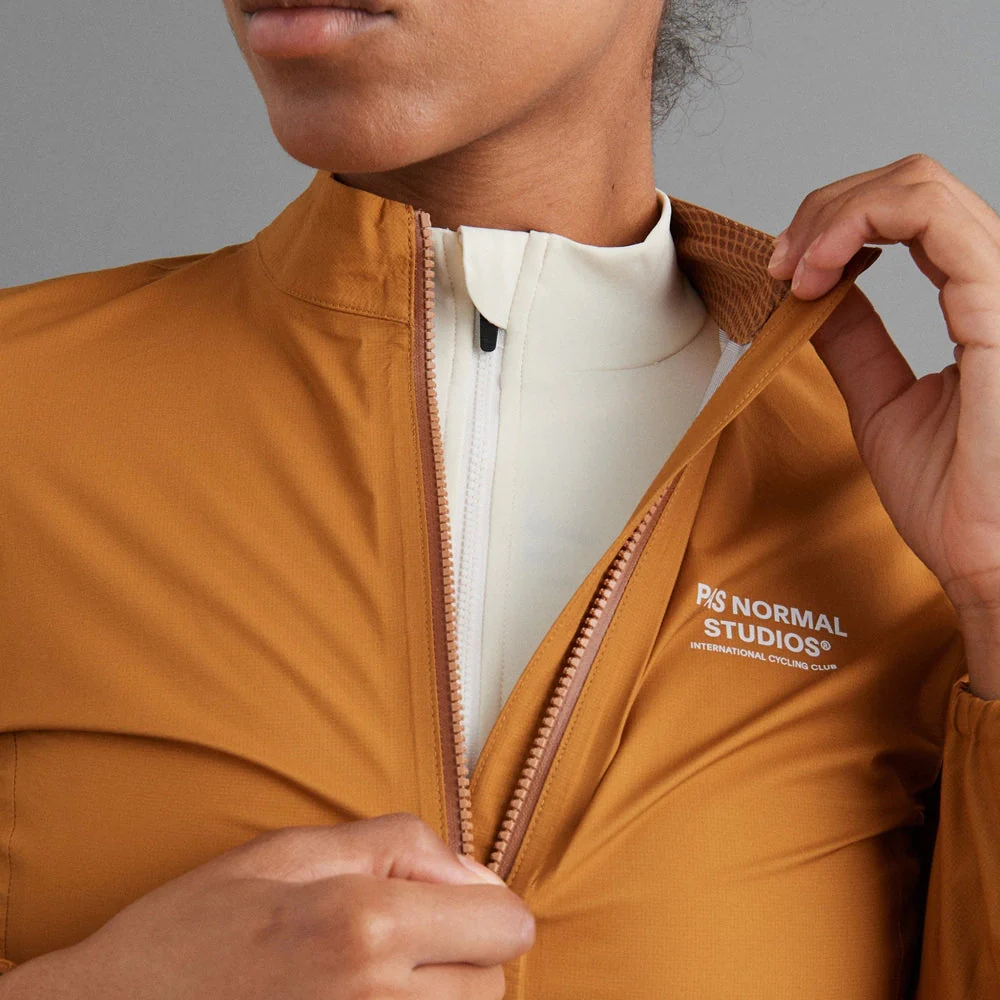 PAS NORMAL STUDIOS Mechanism Pertex Women Rain Jacket - Burned Orange - Image 4