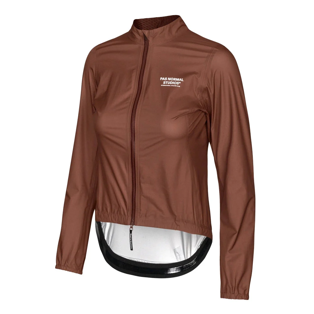 PAS NORMAL STUDIOS Mechanism Pertex Rain Jacket Women - Dark Brown - Image 3
