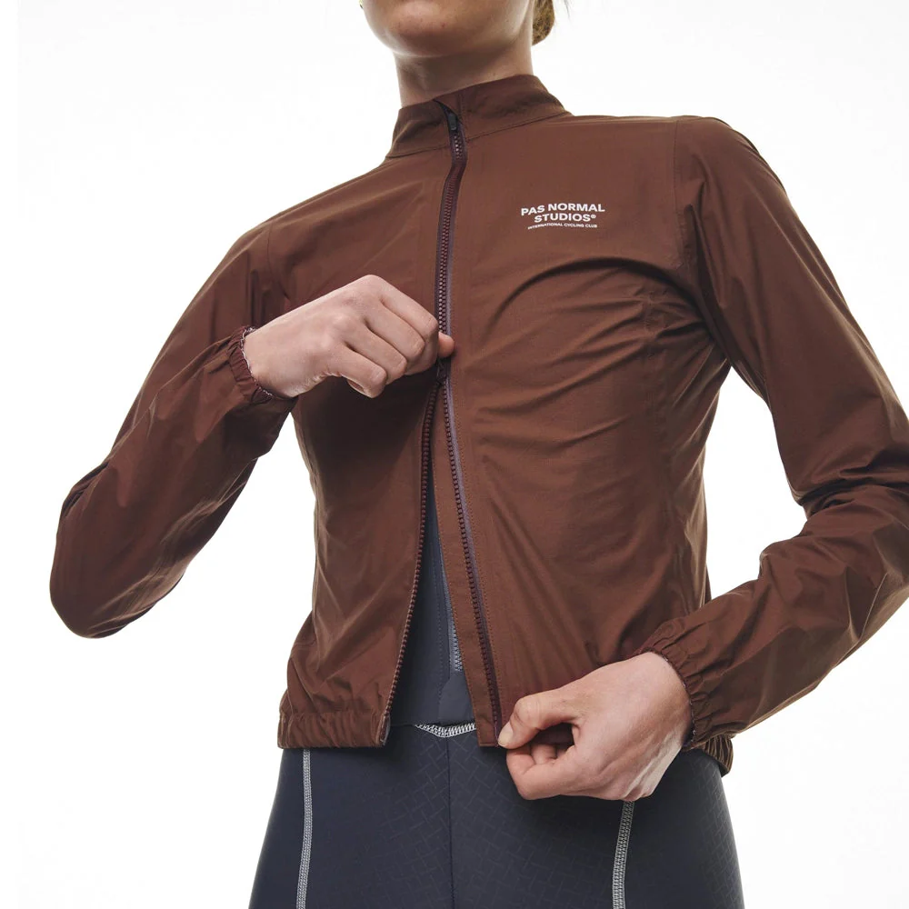 PAS NORMAL STUDIOS Mechanism Pertex Rain Jacket Women - Dark Brown - Image 4