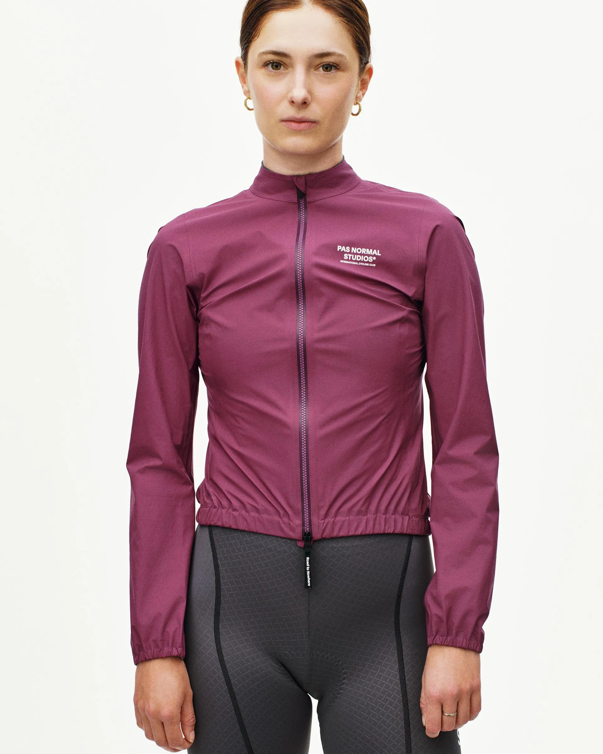 PAS NORMAL STUDIOS Mechanism Pertex Rain Women Jacket - Plum - Image 3