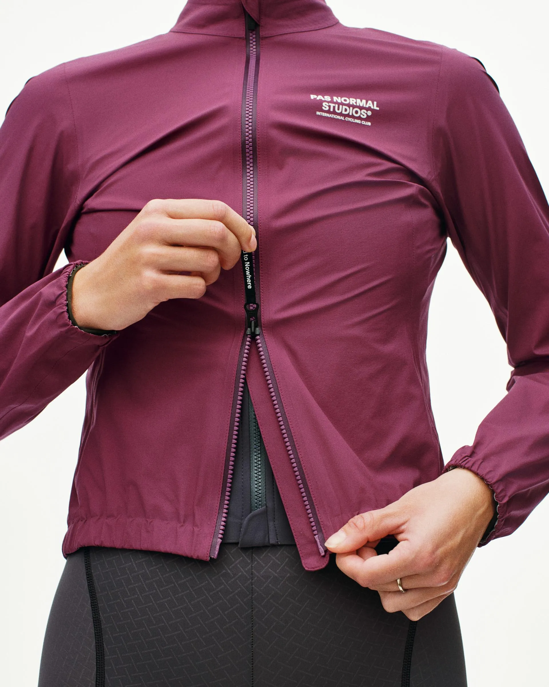 PAS NORMAL STUDIOS Mechanism Pertex Rain Women Jacket - Plum - Image 6