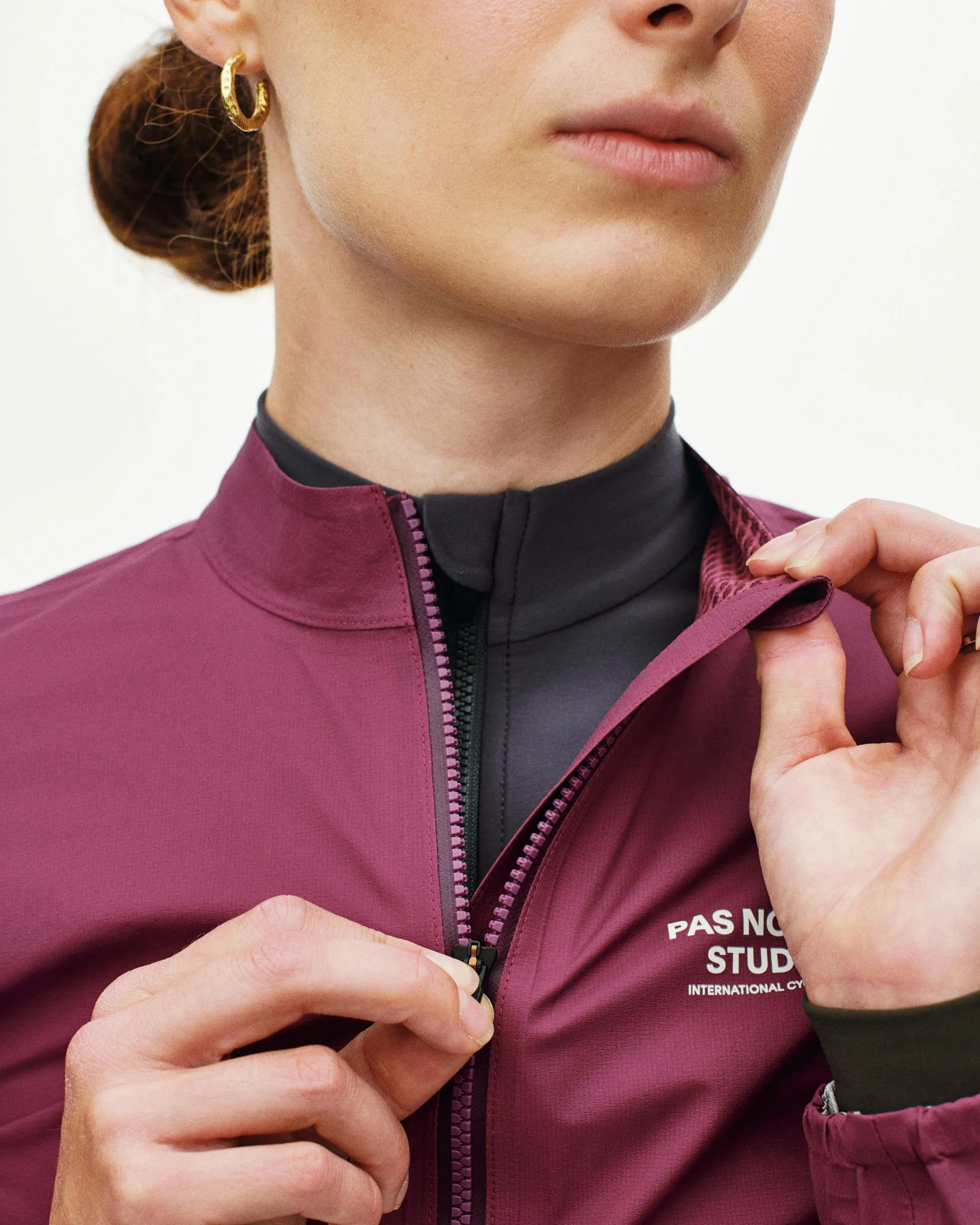 PAS NORMAL STUDIOS Mechanism Pertex Rain Women Jacket - Plum - Image 7