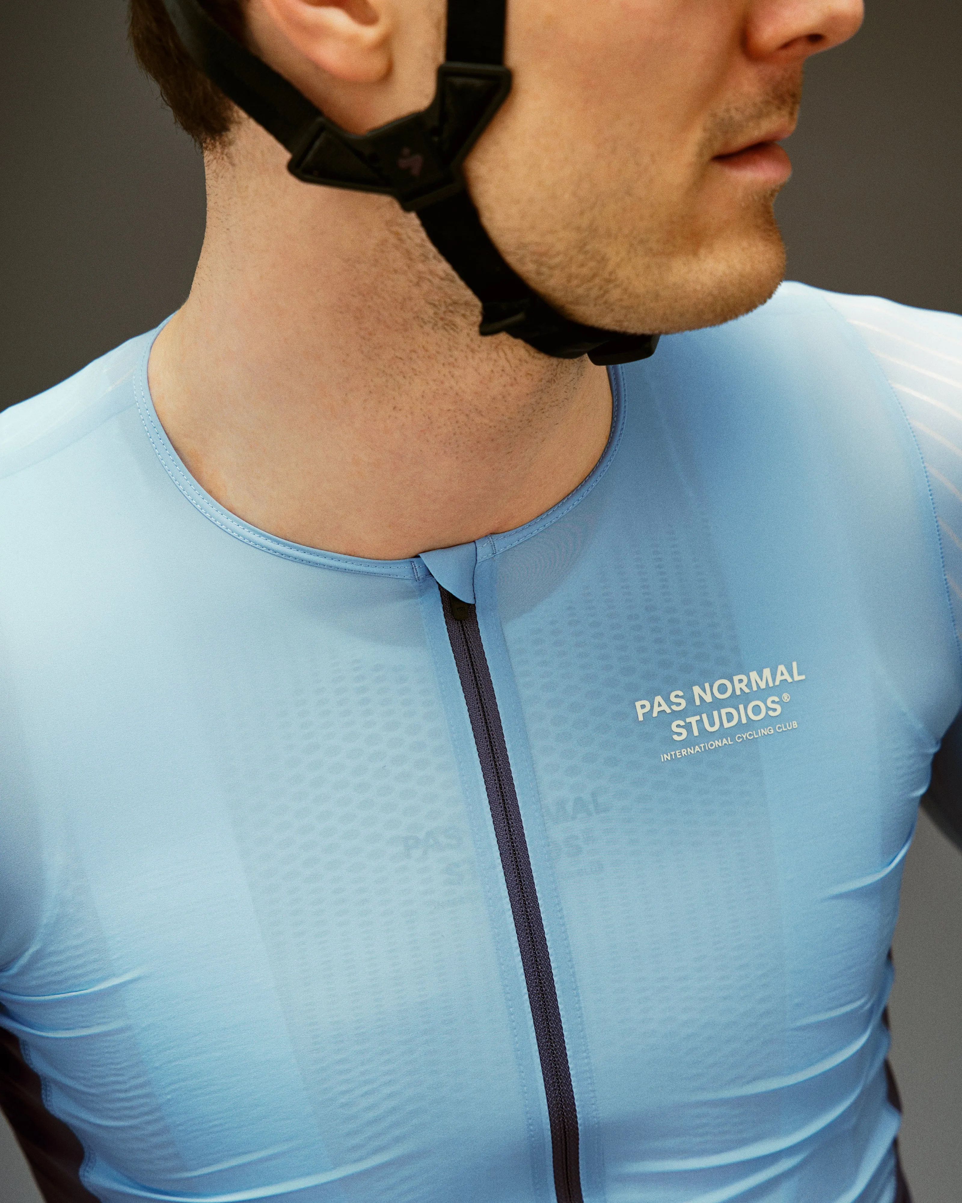 PAS NORMAL STUDIOS Mechanism Pro Jersey - Iron Grey / Pale Blue - Image 4