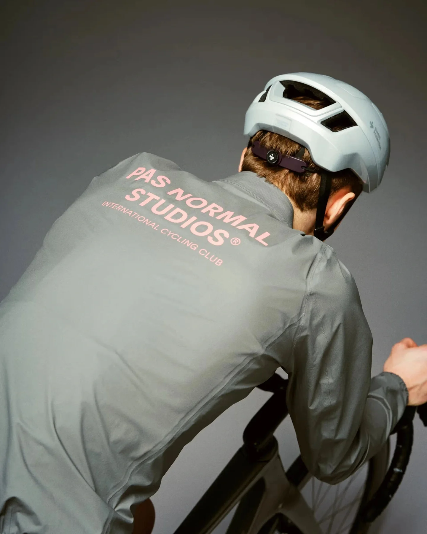 PAS NORMAL STUDIOS Mechanism Rain Jacket - Medium Grey/Pink - Image 3