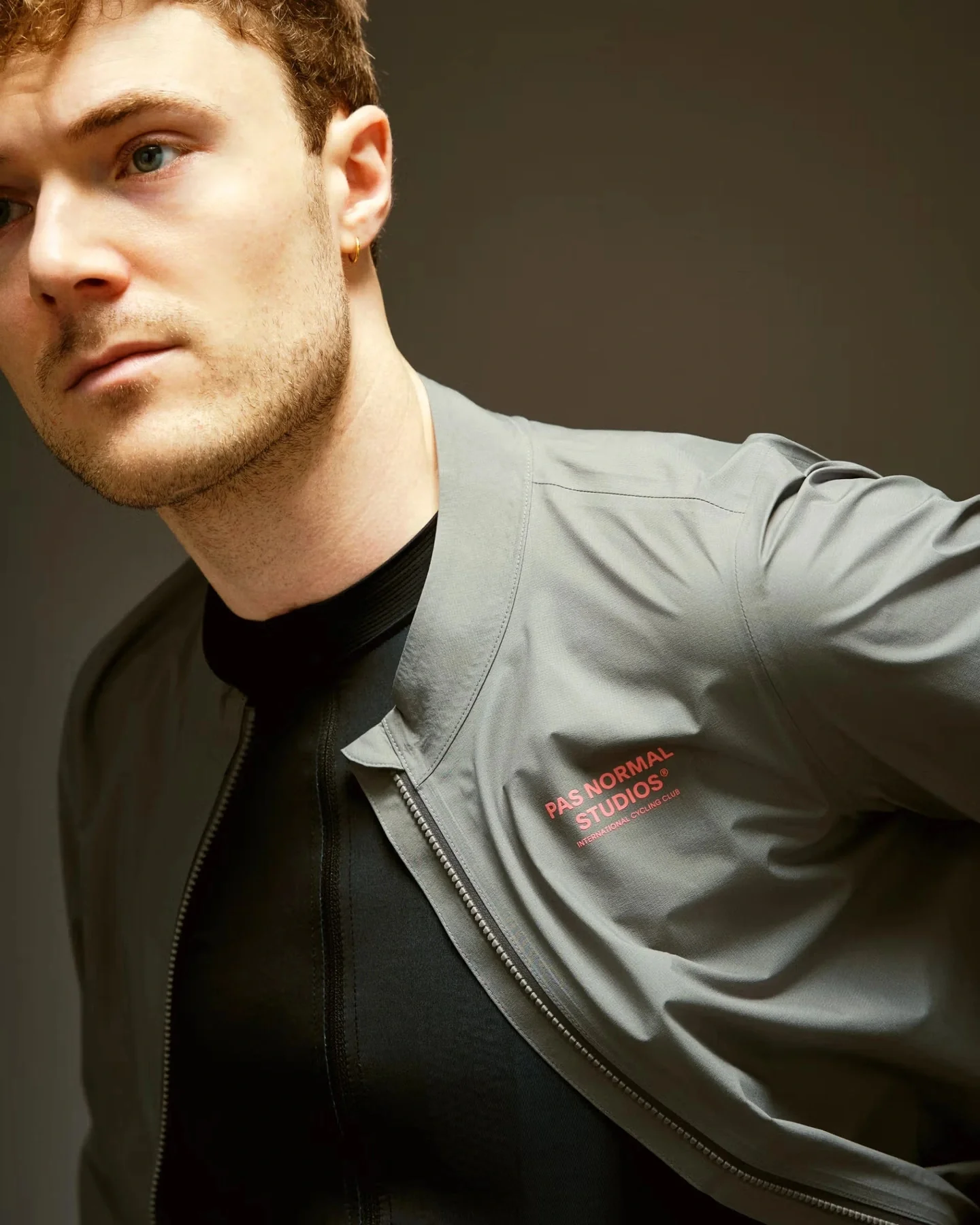 PAS NORMAL STUDIOS Mechanism Rain Jacket - Medium Grey/Pink - Image 4