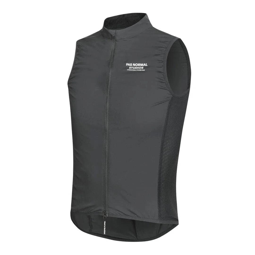 PAS NORMAL STUDIOS  Mechanism Stow Away Gilet AW23 - Dark Grey - Image 3