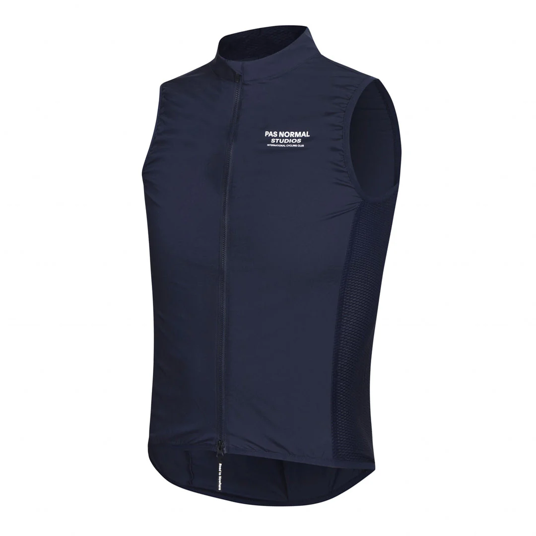 PAS NORMAL STUDIOS Mechanism Stow Away Gilet - Navy - Image 3