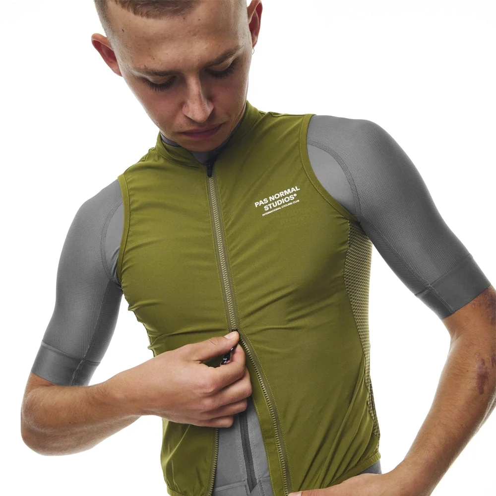 PAS NORMAL STUDIOS Mechanism Stow Away Gilet - Deep Green - Image 4