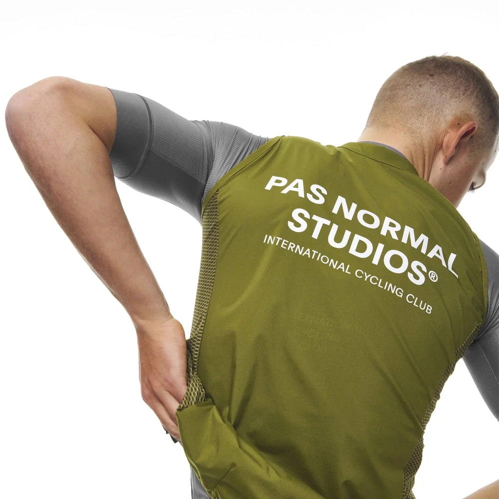 PAS NORMAL STUDIOS Mechanism Stow Away Gilet - Deep Green - Image 5