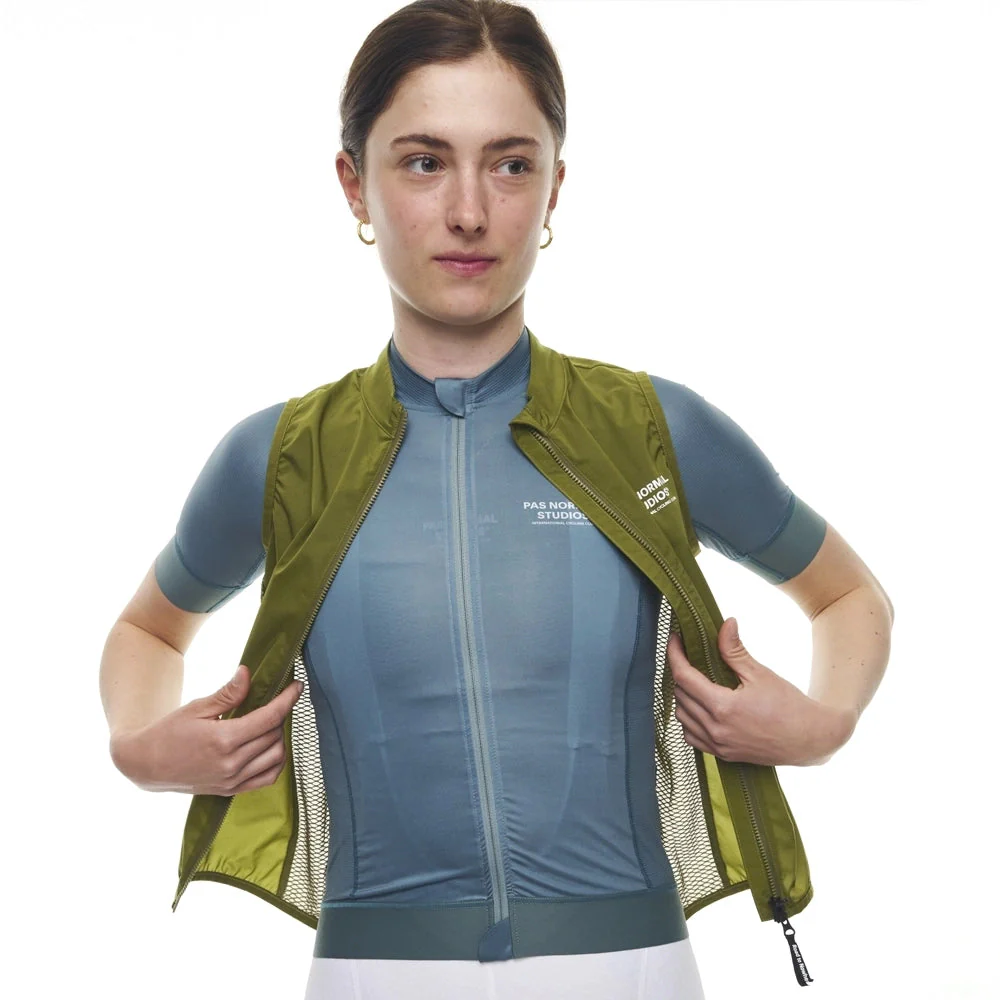 PAS NORMAL STUDIOS Mechanism Stow Away Gilet - Deep Green - Image 7