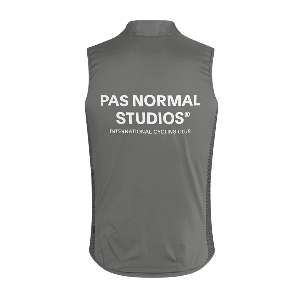 PAS NORMAL STUDIOS Mechanism Stow Away Gilet SS23 - Medium Grey - Image 2