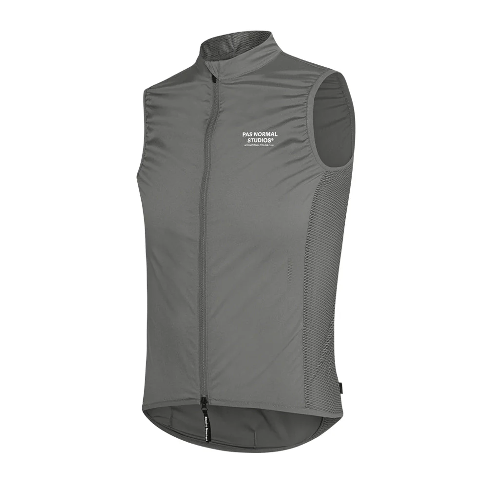 PAS NORMAL STUDIOS Mechanism Stow Away Gilet SS23 - Medium Grey - Image 3