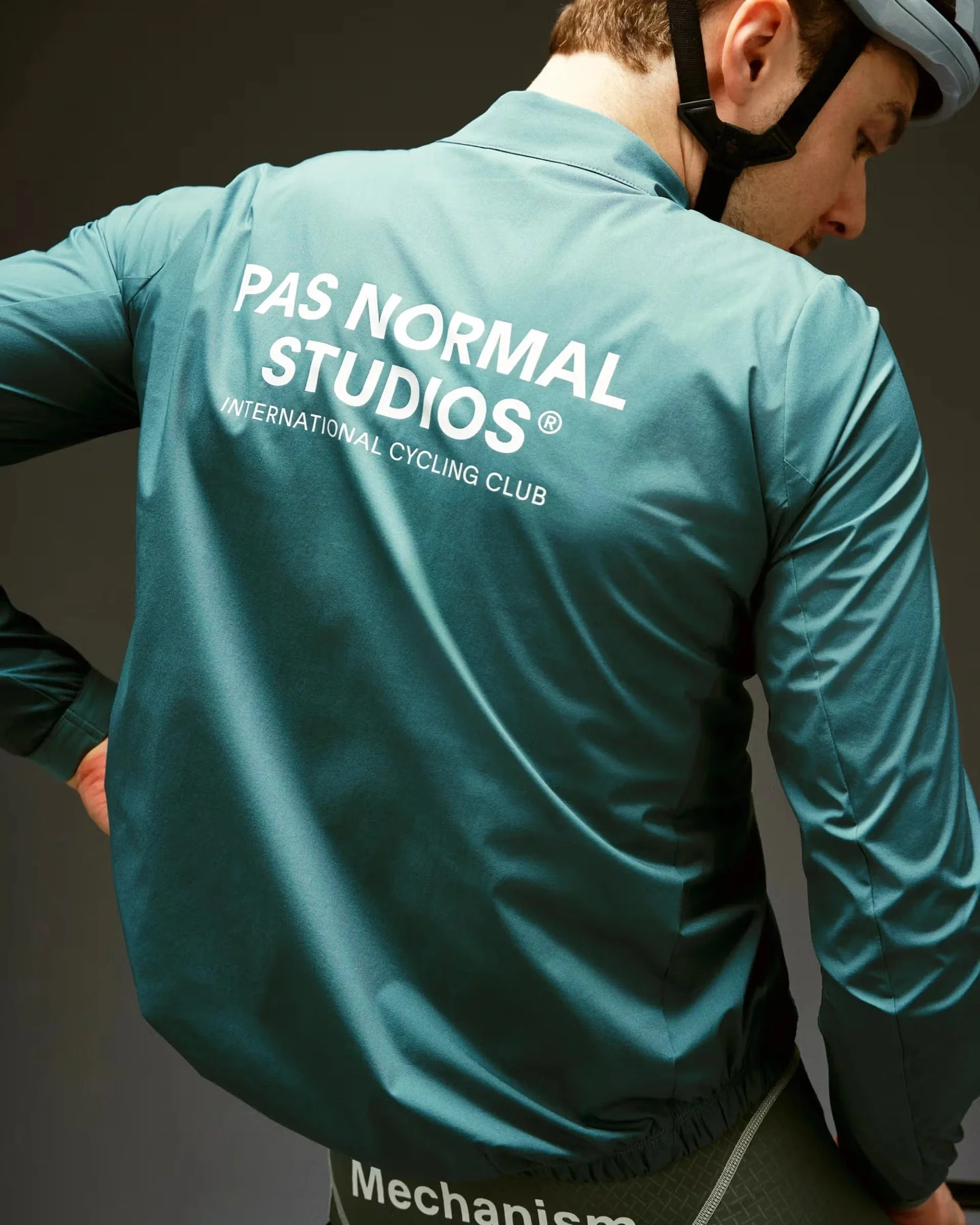 PAS NORMAL STUDIOS Mechanism Stow Away Jacket - Grey Teal - Image 3