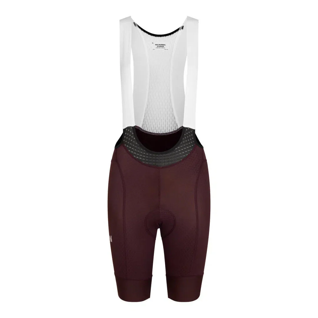PAS NORMAL STUDIOS Mechanism Women Bib Short - Dark Red - Image 3