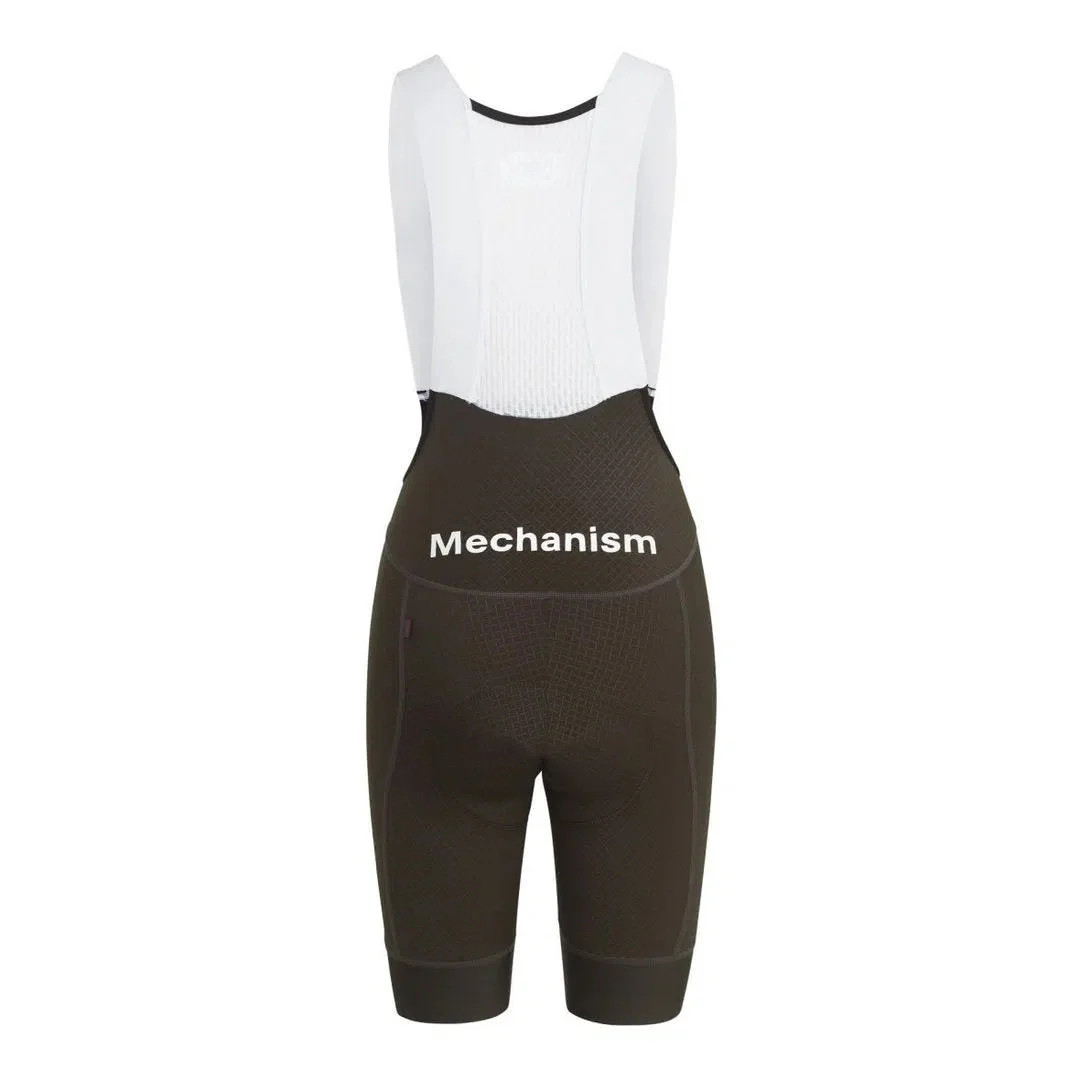 PAS NORMAL STUDIOS Mechanism Women Bib Shorts - Dark Olive - Image 4