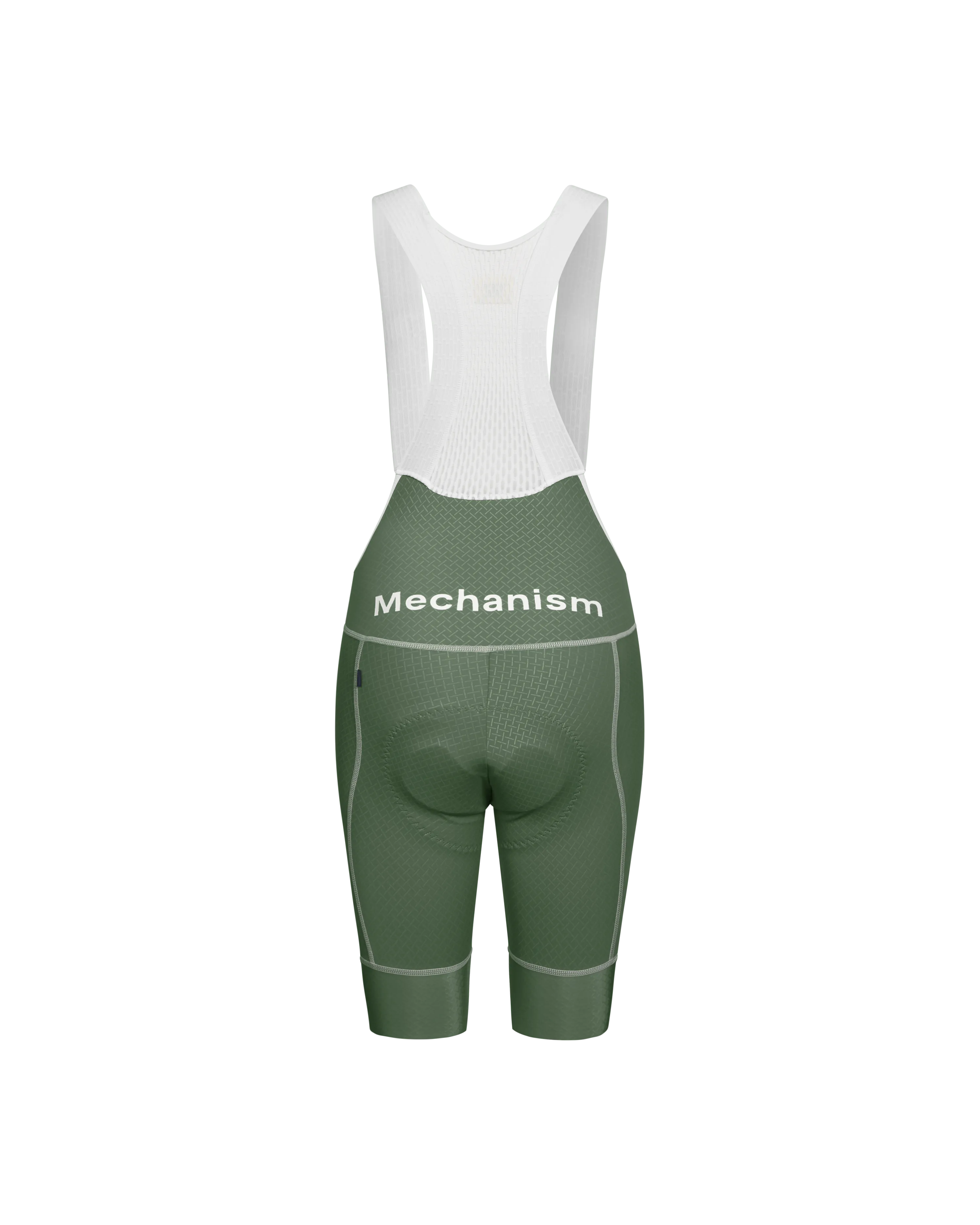 PAS NORMAL STUDIOS Mechanism Women Bib Shorts - Khaki Green - Image 2