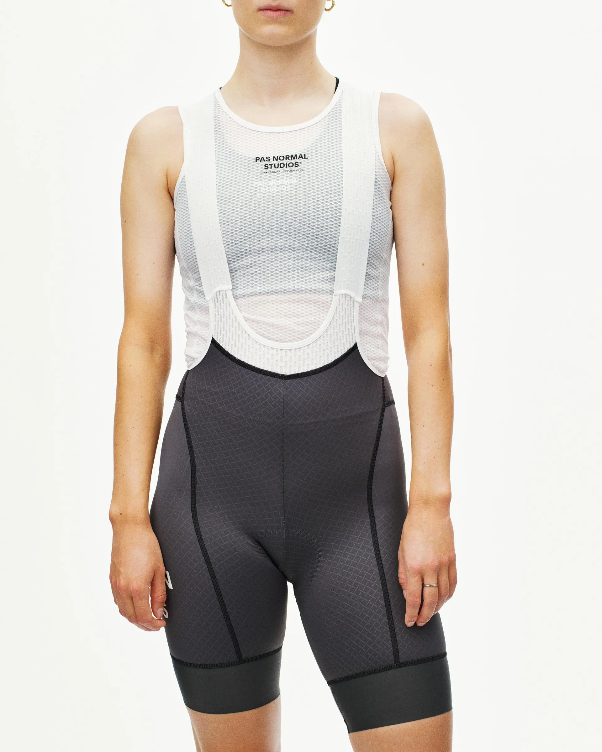 PAS NORMAL STUDIOS Mechanism Women Bib Shorts - Steel - Image 3