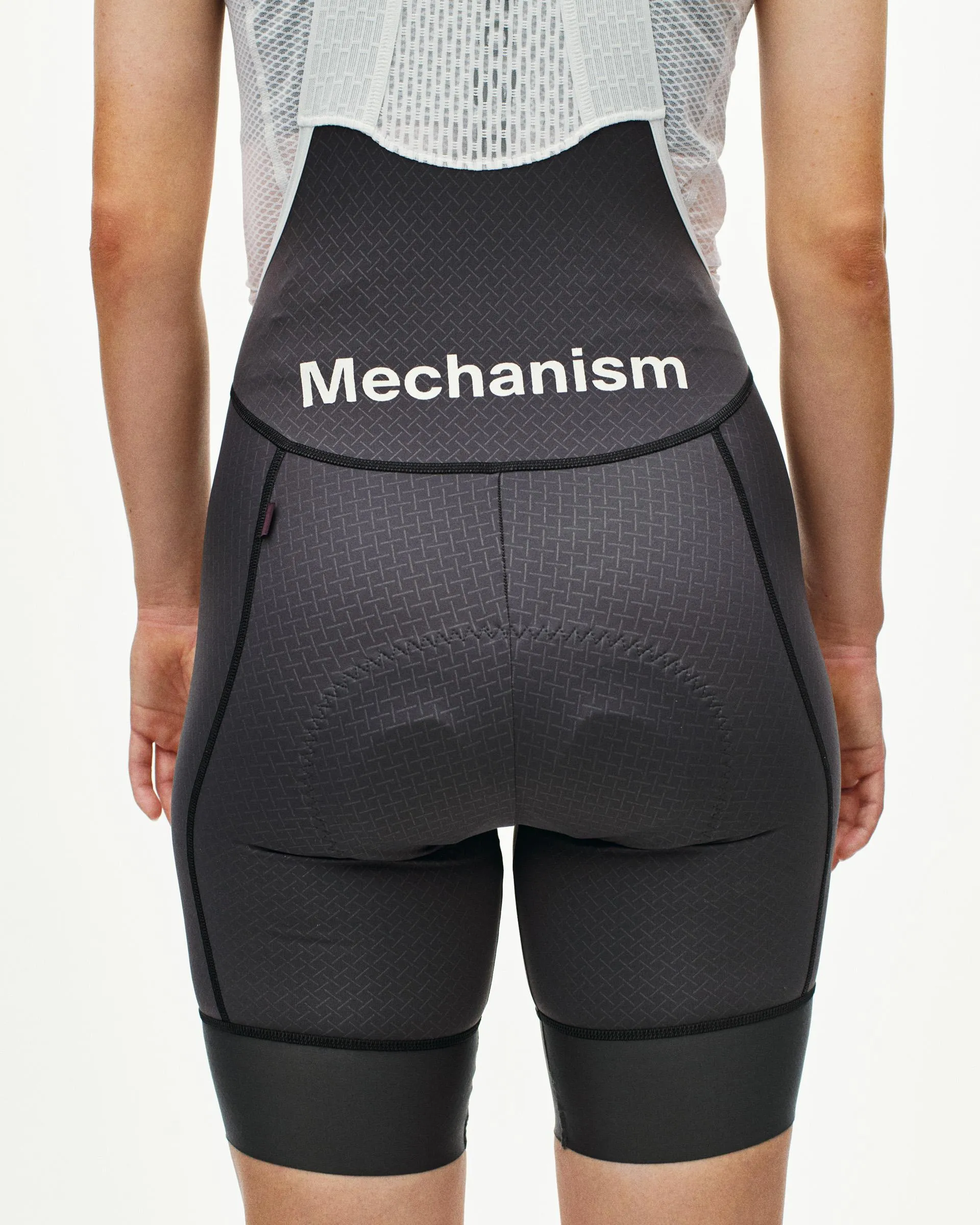 PAS NORMAL STUDIOS Mechanism Women Bib Shorts - Steel - Image 6