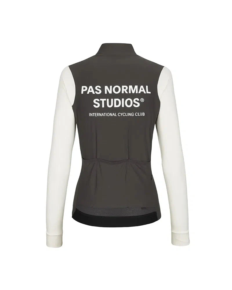PAS NORMAL STUDIOS Mechanism Women Long Sleeve Jersey - Off White Black - Image 2