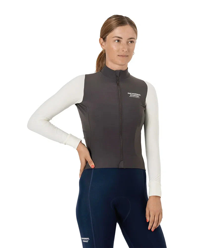 PAS NORMAL STUDIOS Mechanism Women Long Sleeve Jersey - Off White Black - Image 4
