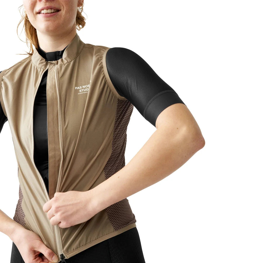 PAS NORMAL STUDIOS Mechanism Women Stow Away Gilet - Beige - Image 4