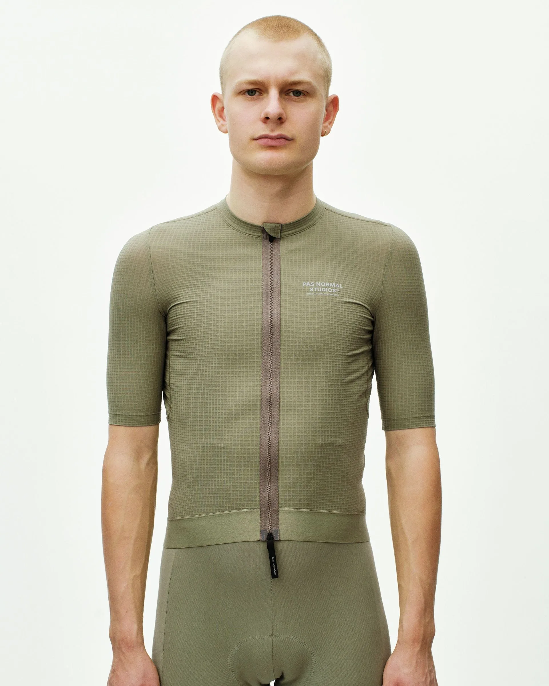 PAS NORMAL STUDIOS Men's Escapism Jersey - Light Olive - Image 2