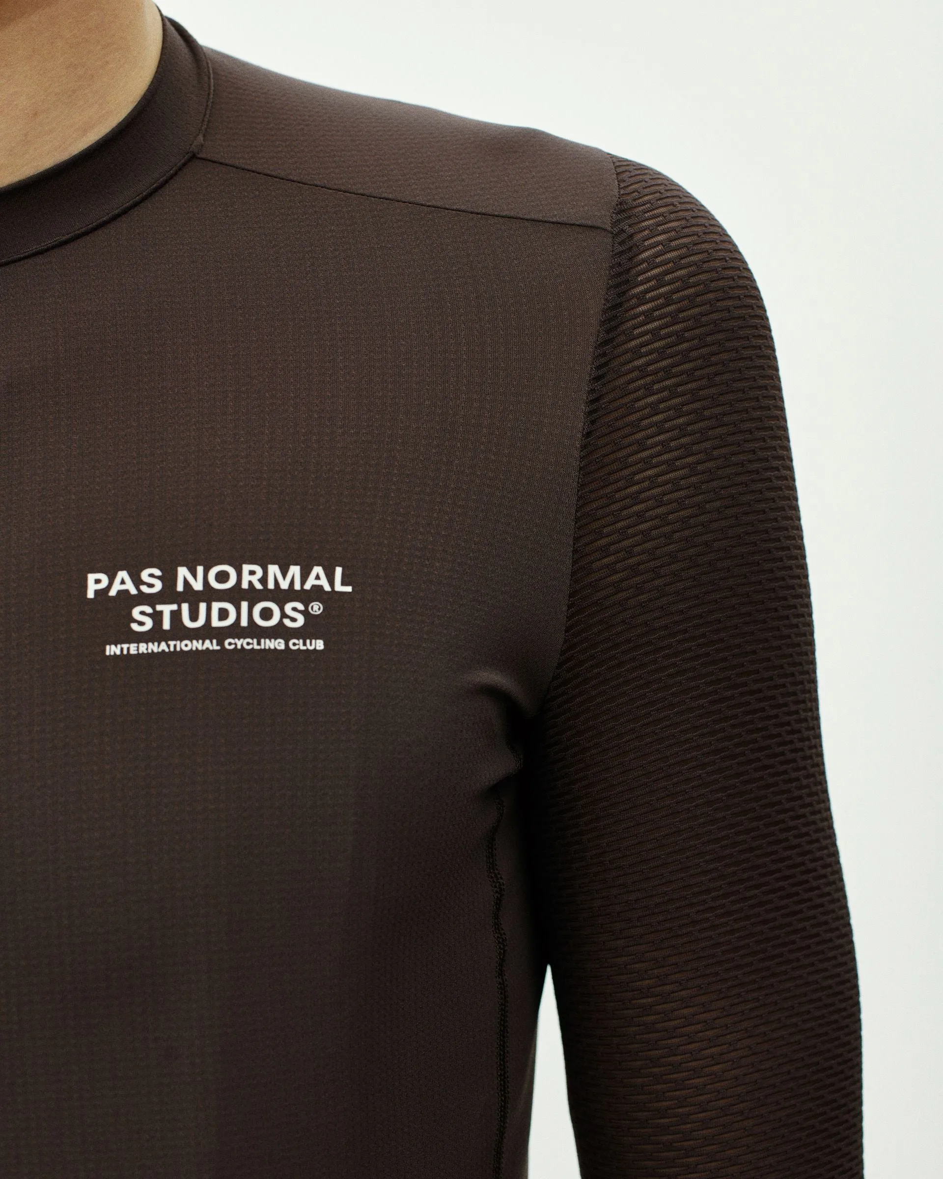PAS NORMAL STUDIOS Men's Essential Light Long Sleeve Jersey - Dark Purple - Image 5