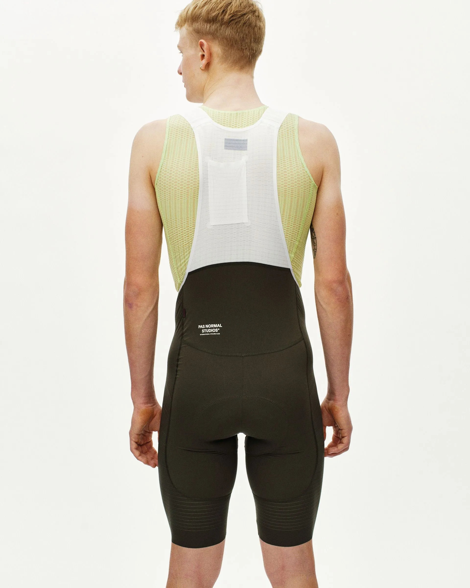 PAS NORMAL STUDIOS Men's Mechanism Pro Bibs - Dark Olive - Image 4