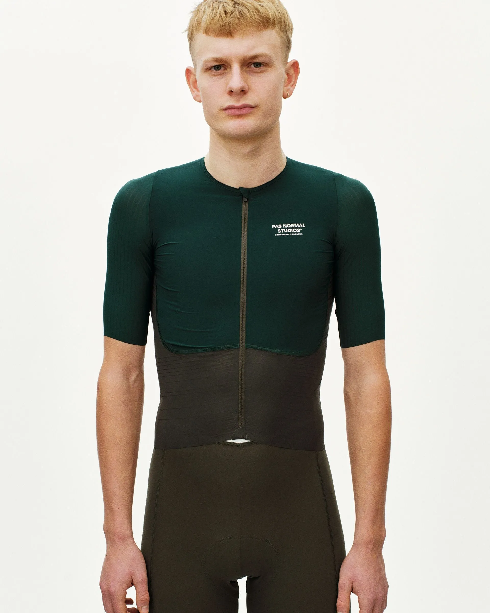 PAS NORMAL STUDIOS Men's Mechanism Pro Jersey - Petroleum / Dark Olive - Image 2