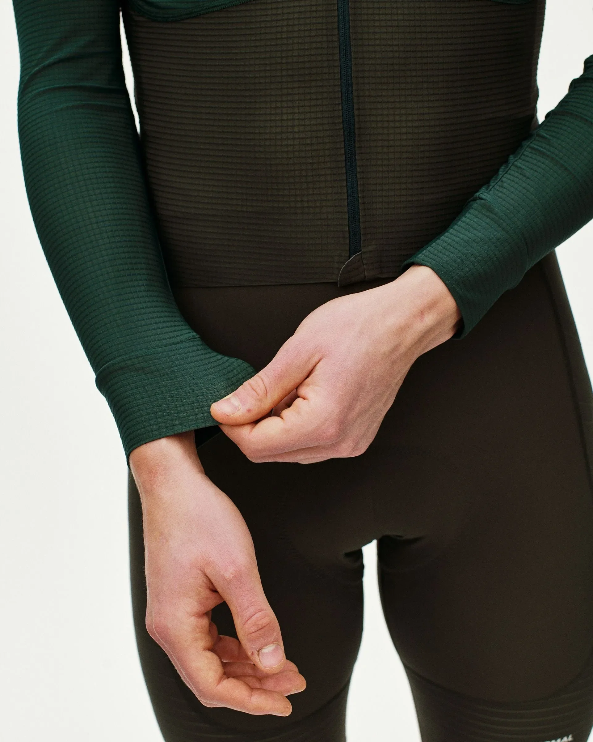 PAS NORMAL STUDIOS Men's Mechanism Pro Long Sleeve Jersey - Petroleum / Dark Olive - Image 8