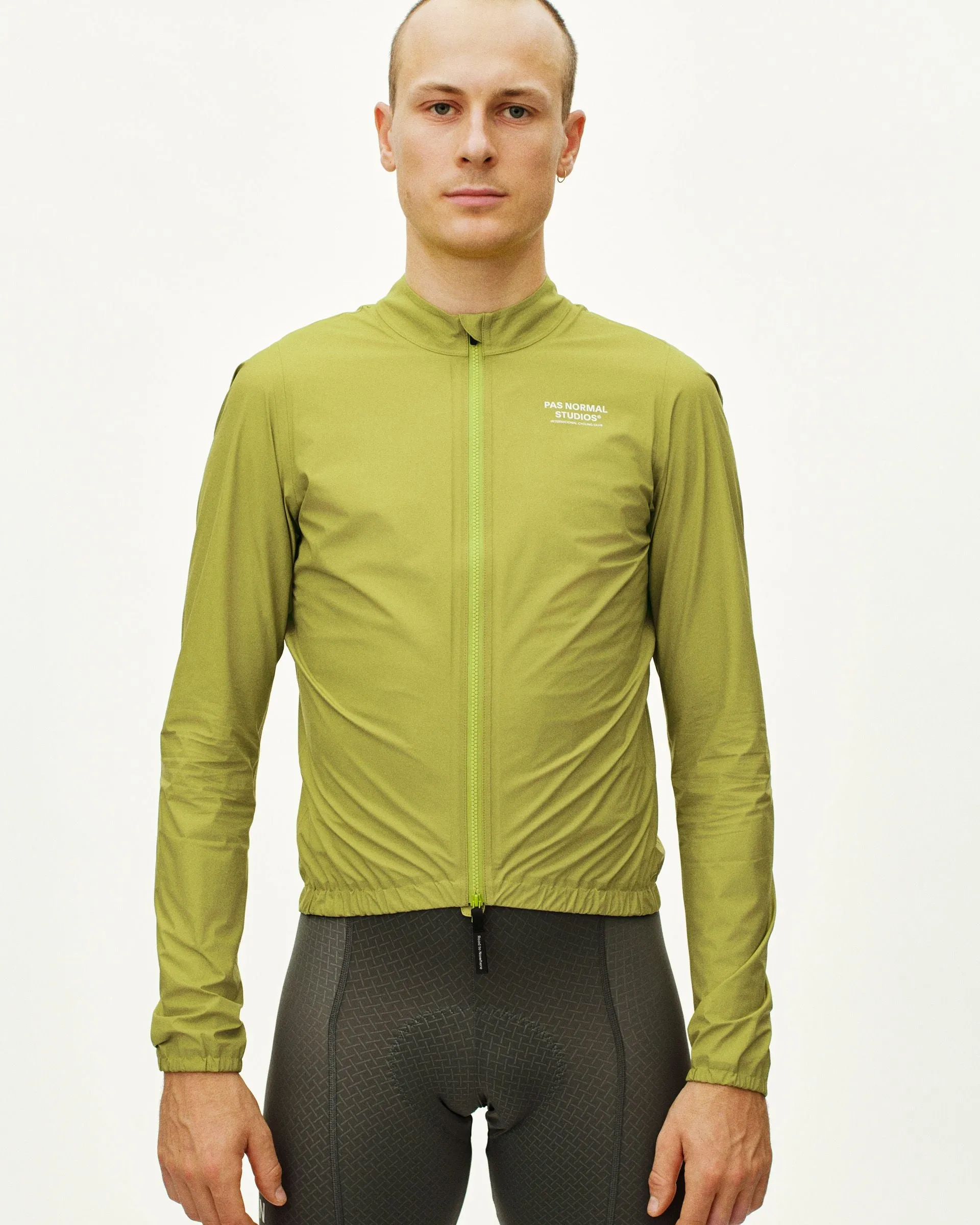 PAS NORMAL STUDIOS Men's Mechanism Rain Jacket - Moss Green - Image 2