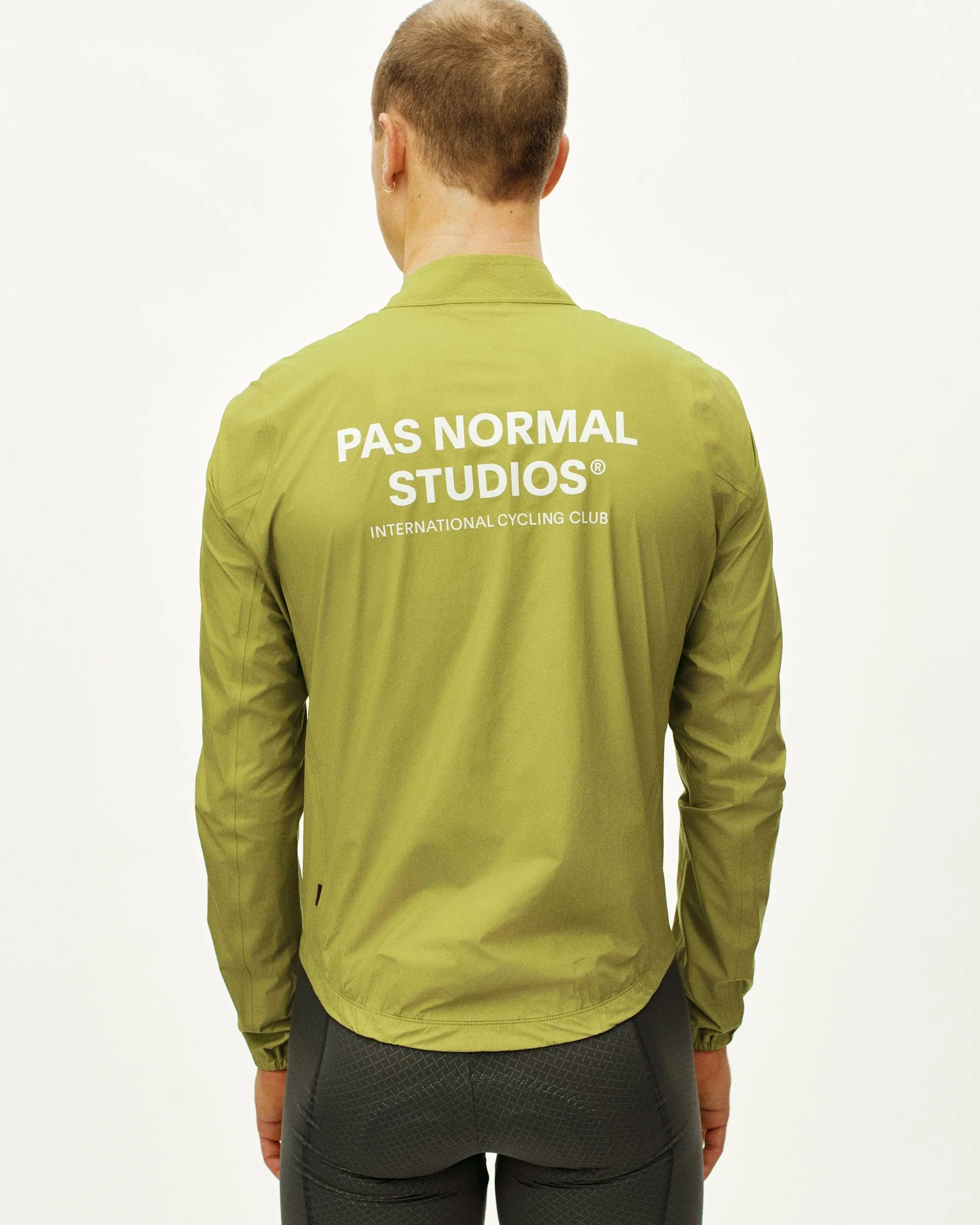 PAS NORMAL STUDIOS Men's Mechanism Rain Jacket - Moss Green - Image 4