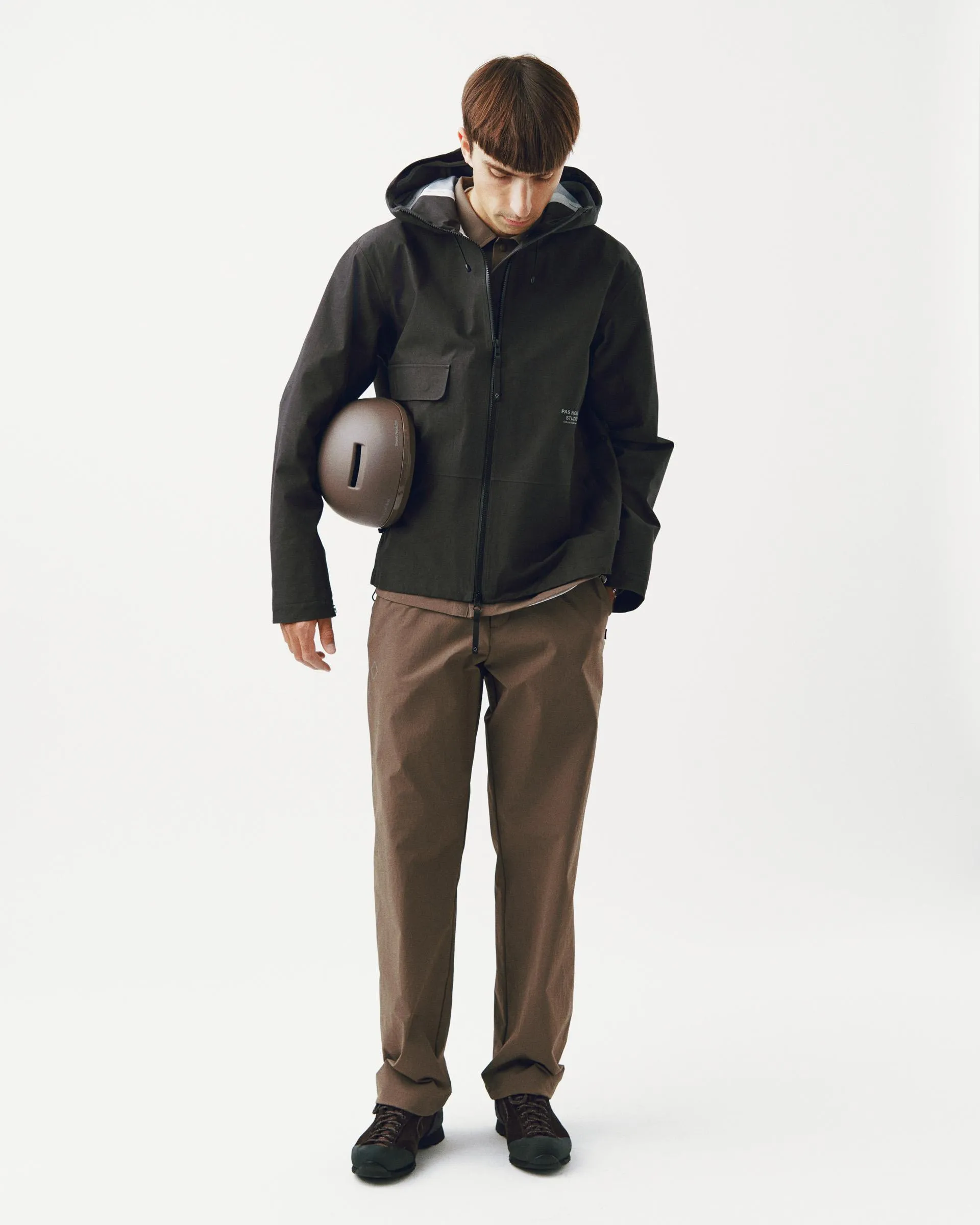 PAS NORMAL STUDIOS Off Race 3L Cotton Shell Jacket - Dark Olive - Image 10