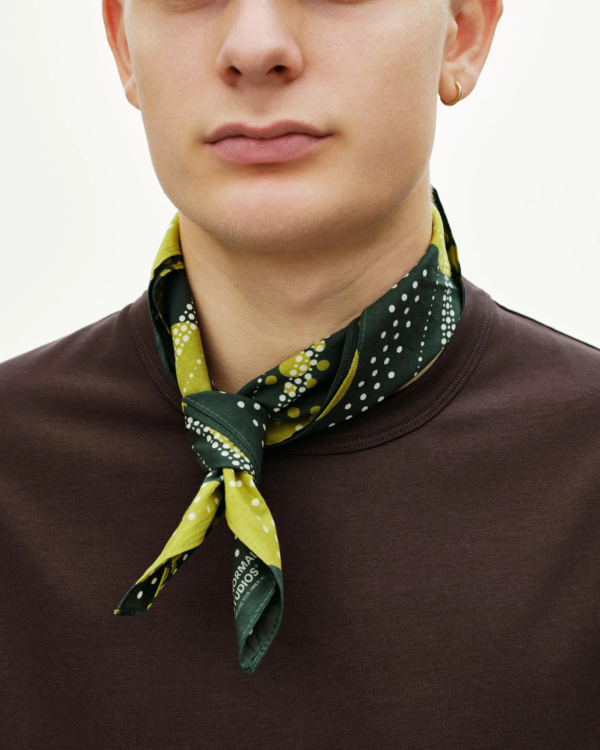 PAS NORMAL STUDIOS Off Race Bandana - Moss Green - Image 4