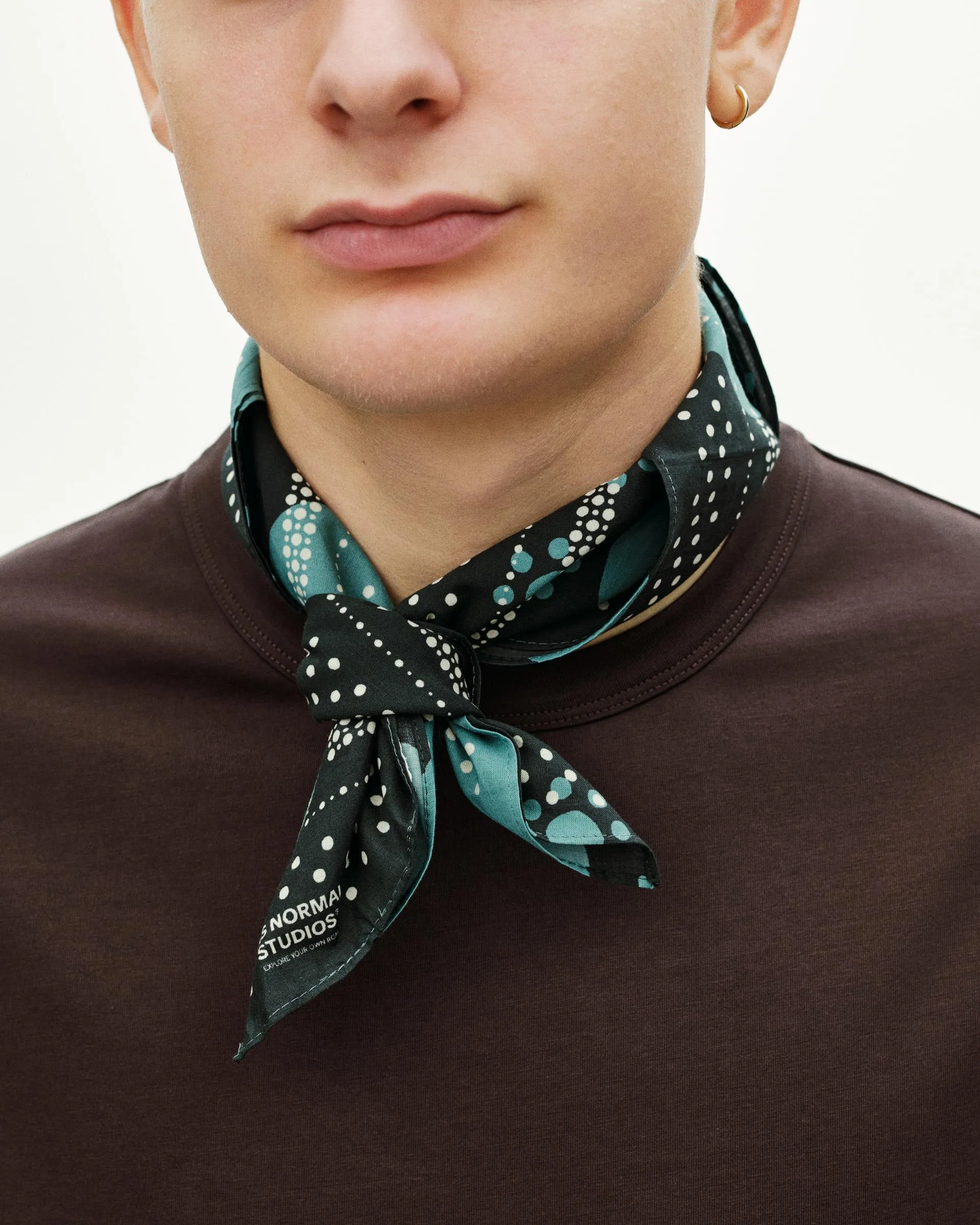 PAS NORMAL STUDIOS Off Race Bandana - Navy - Image 4