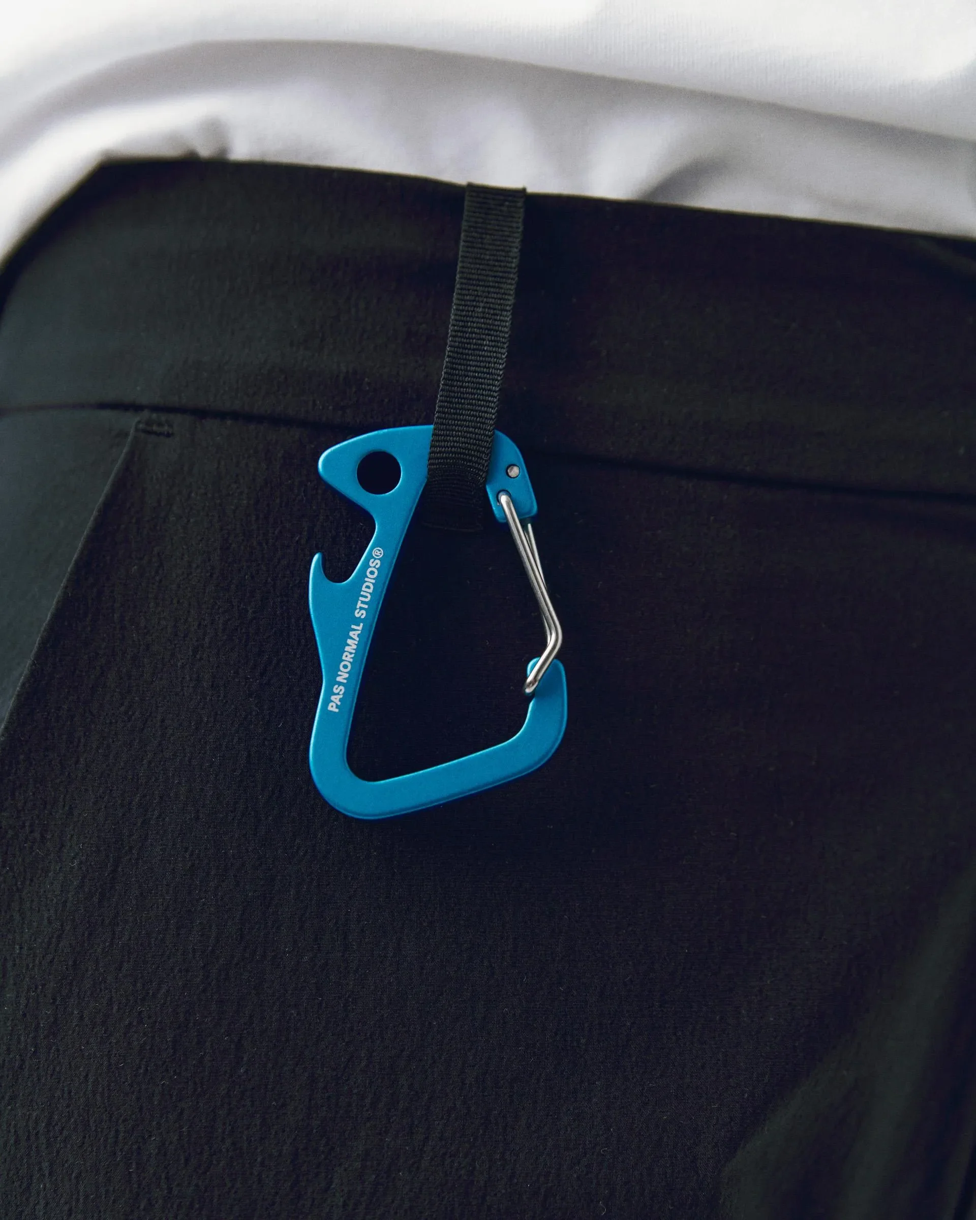PAS NORMAL STUDIOS Off Race Branded Carabiner - Ocean Blue - Image 2