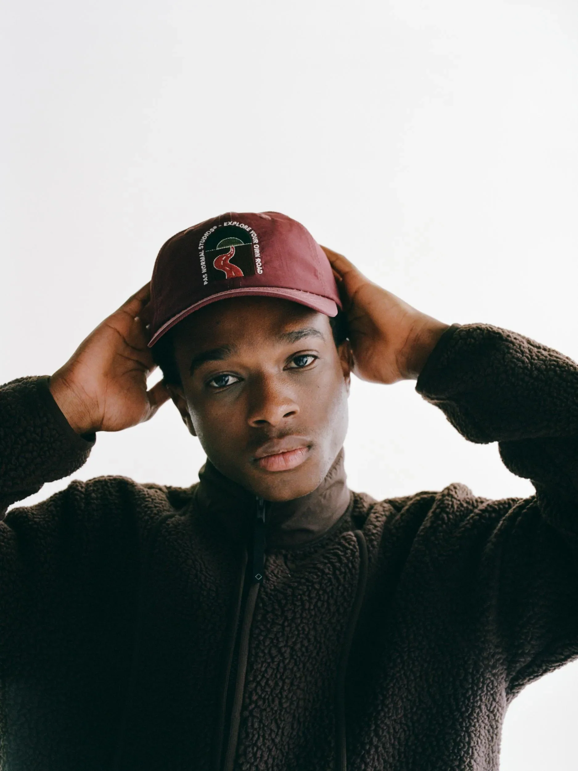 PAS NORMAL STUDIOS Off Race Cap - Maroon - Image 3