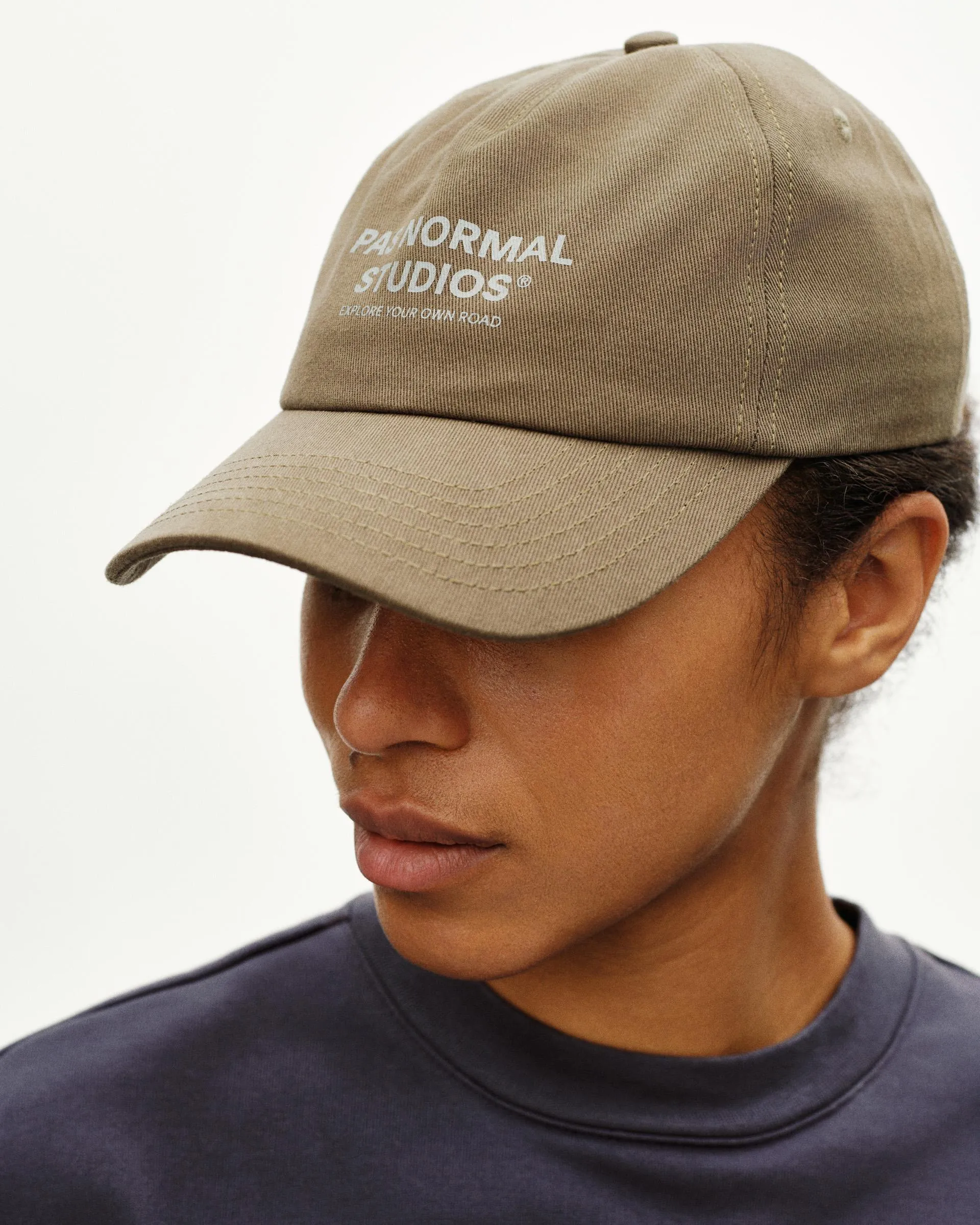 PAS NORMAL STUDIOS Off Race Cotton Cap - Mud - Image 3