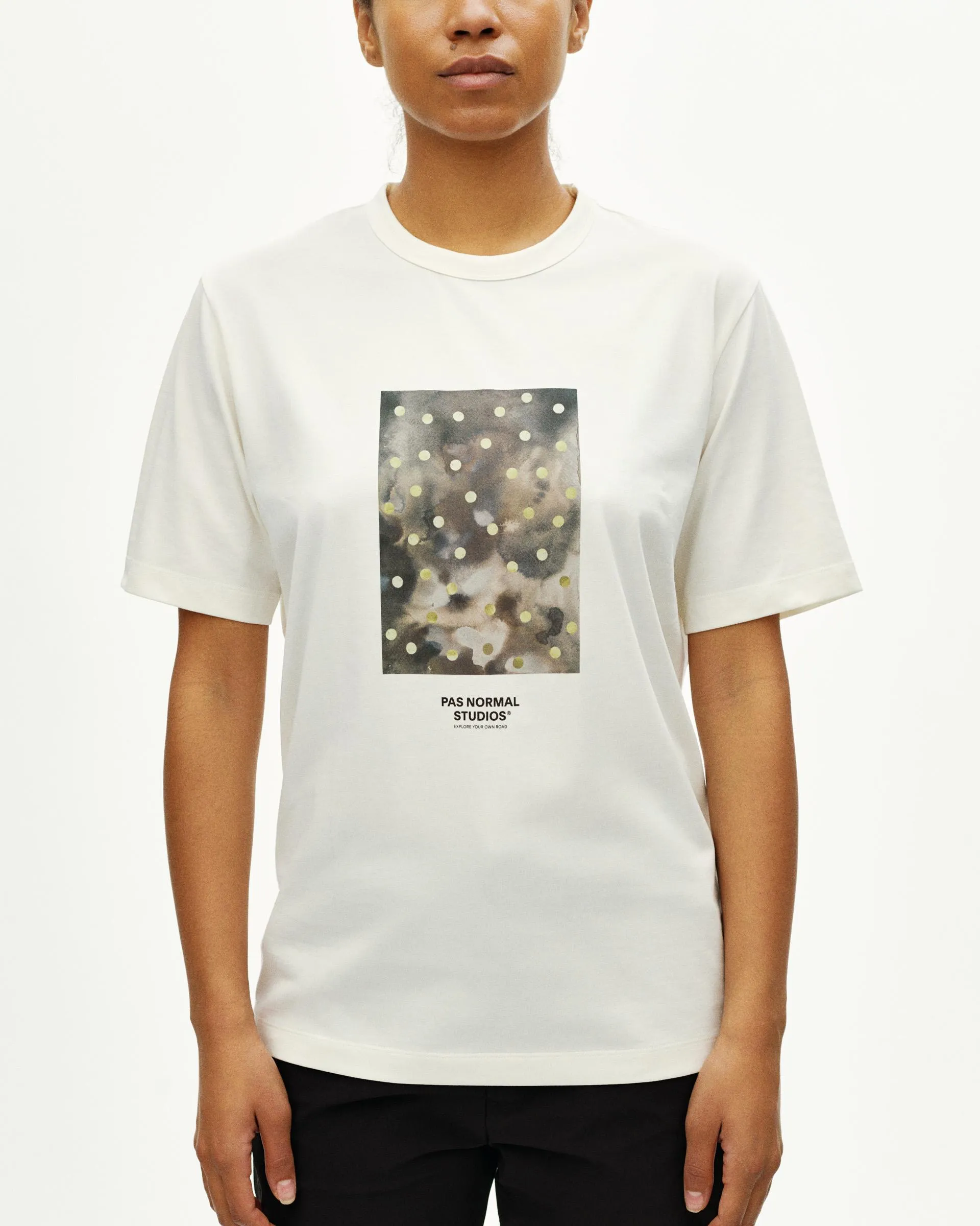 PAS NORMAL STUDIOS Off Race Cotton Tech Graphic Tshirt - Off White - Image 3