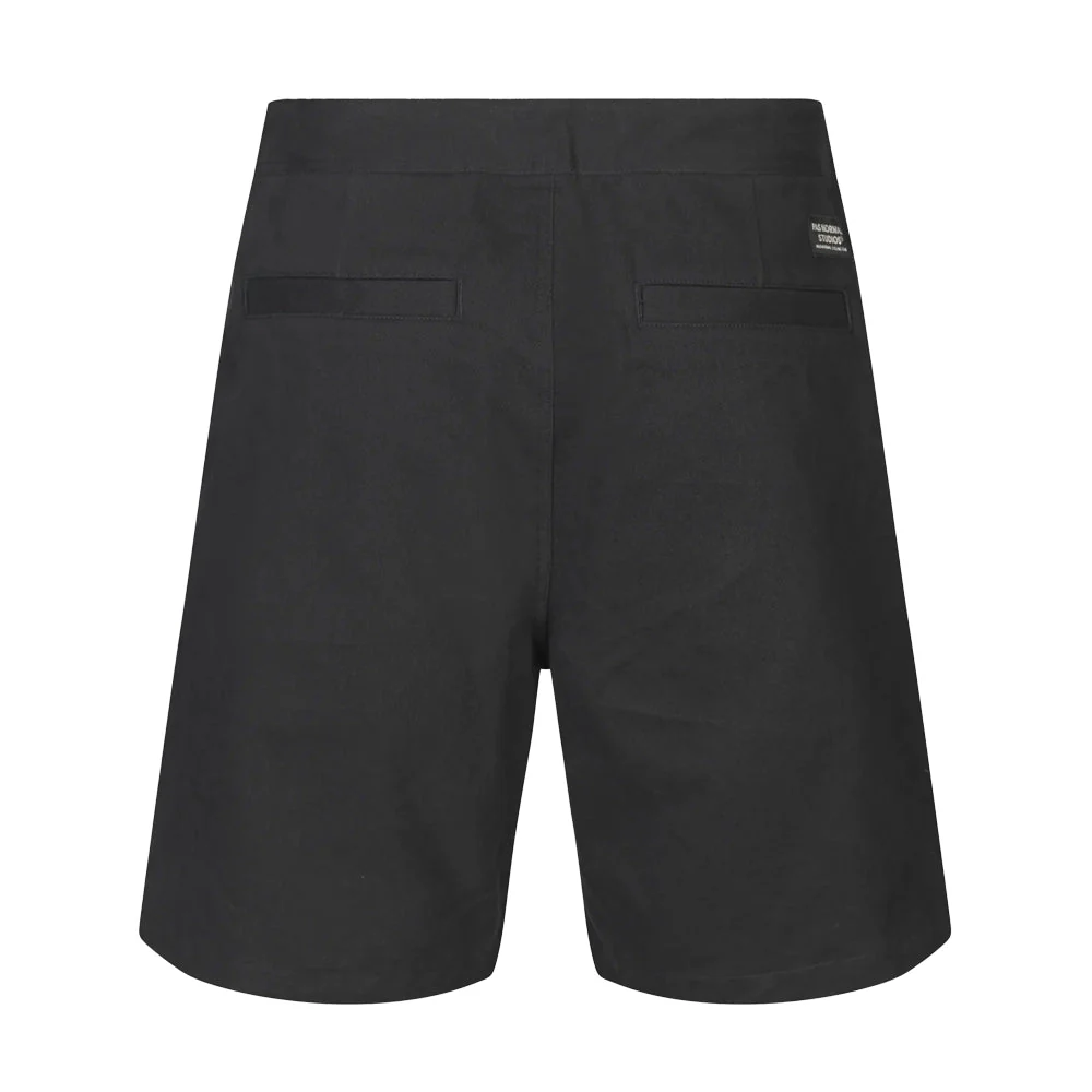 PAS NORMAL STUDIOS Off Race Cotton Twill Shorts - Black - Image 2