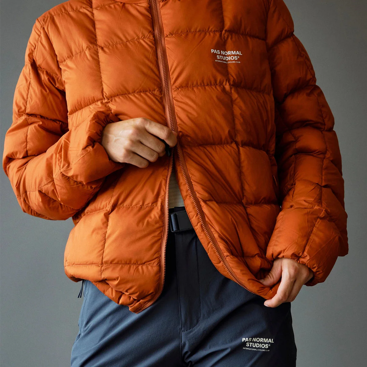 PAS NORMAL STUDIOS Off Race Down Jacket - Copper Orange - Image 5
