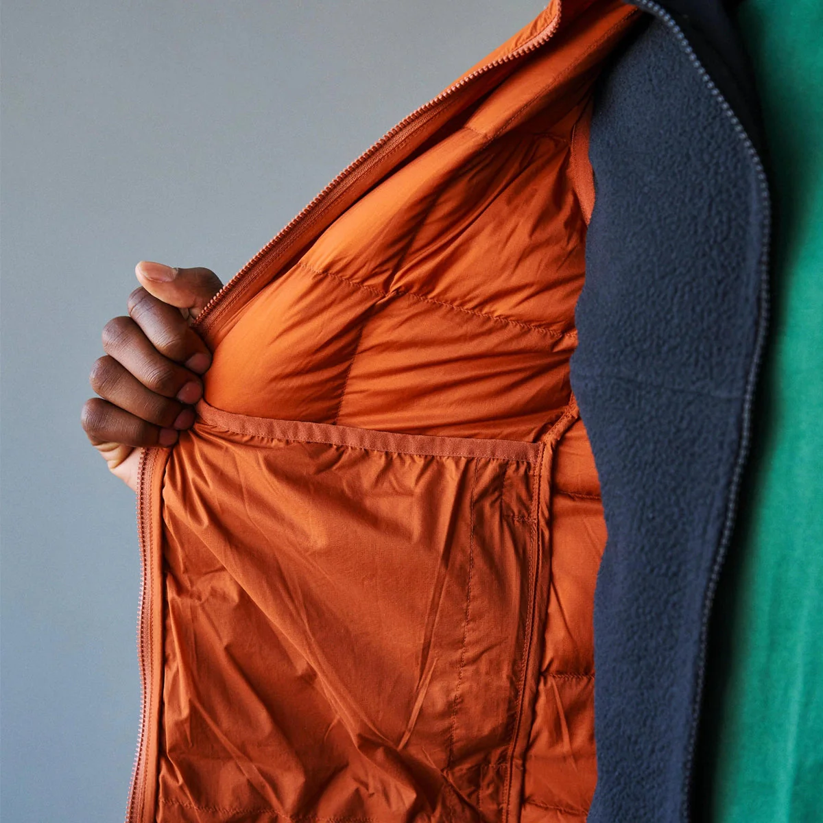 PAS NORMAL STUDIOS Off Race Down Vest - Copper Orange - Image 6