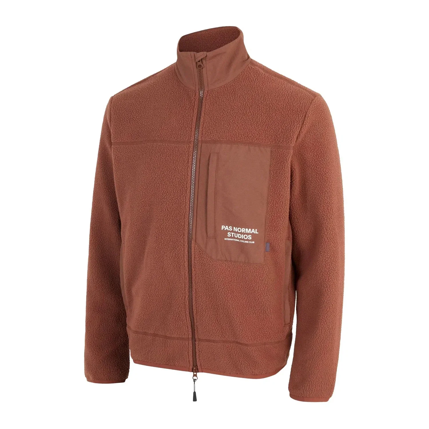 PAS NORMAL STUDIOS Off Race Fleece Jacket - Rust - Image 2