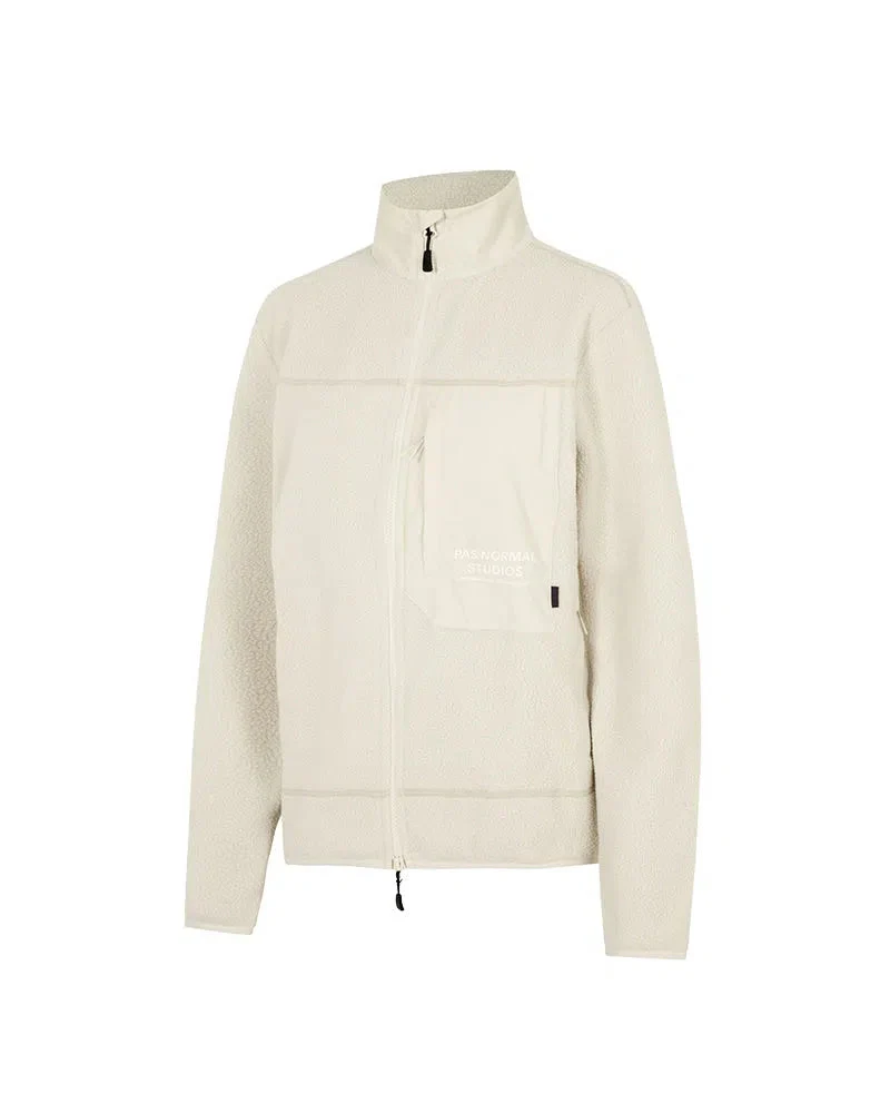 PAS NORMAL STUDIOS Off Race Fleece Jacket - Off White - Image 3