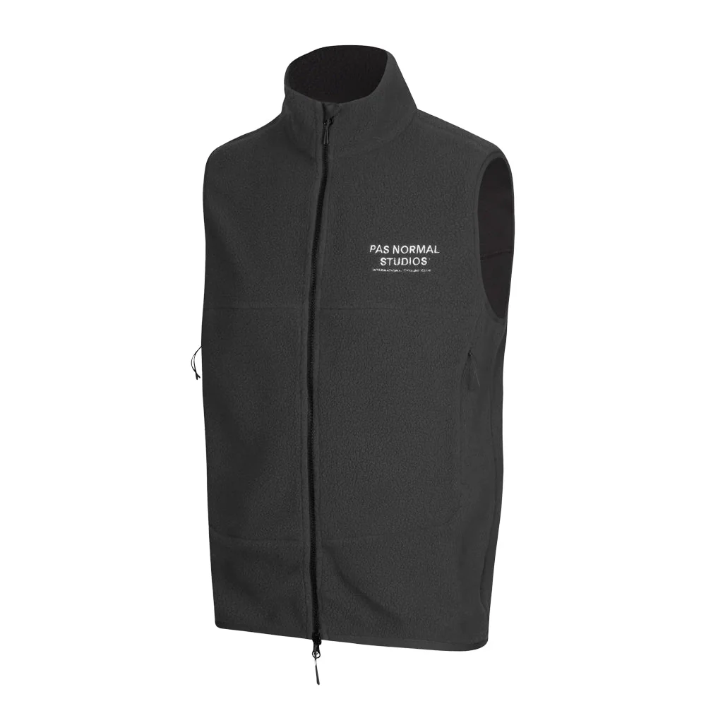 PAS NORMAL STUDIOS Off Race Fleece Vest - Deep Grey - Image 3