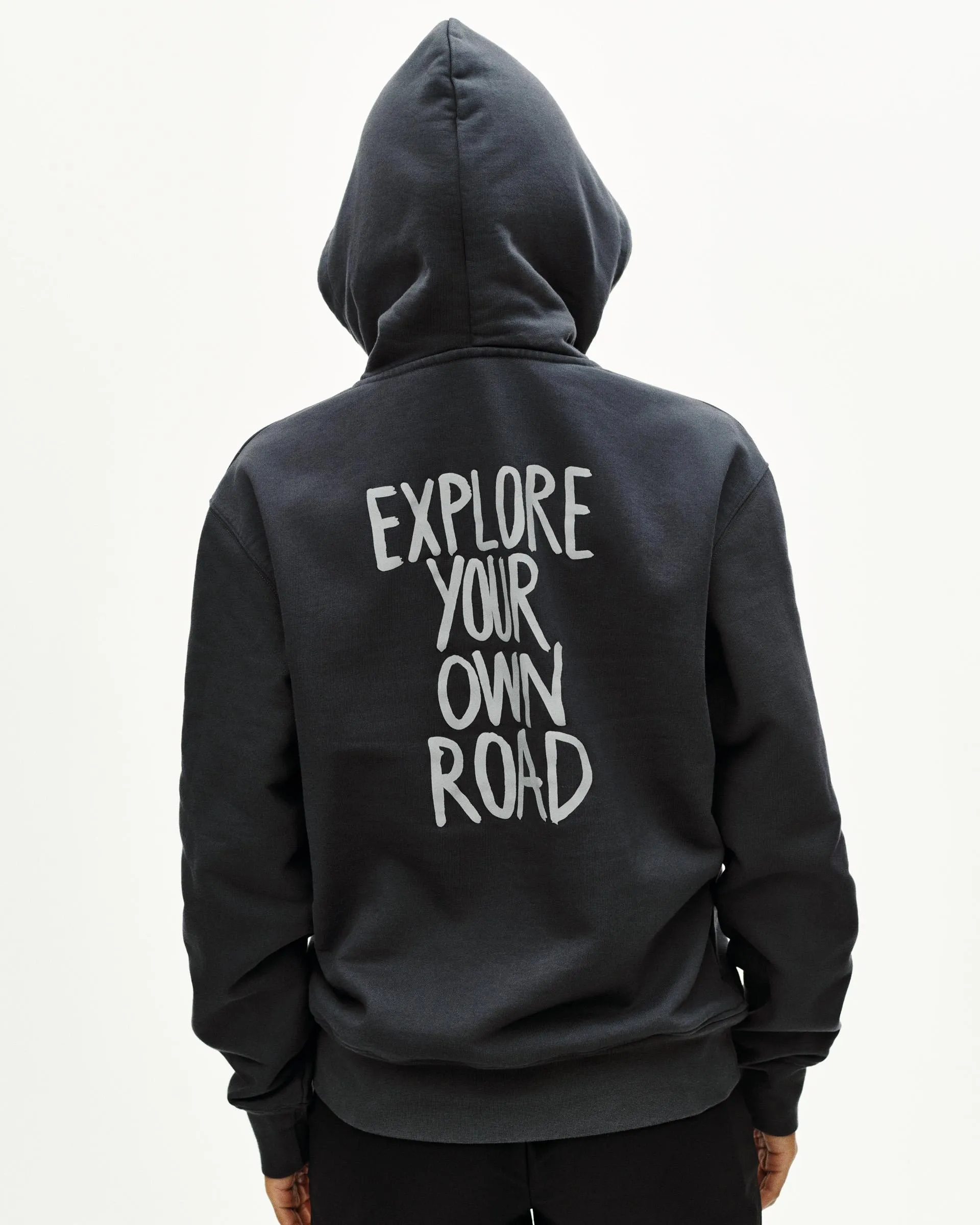PAS NORMAL STUDIOS Off Race Graphic Hoodie - Dark Navy - Image 5